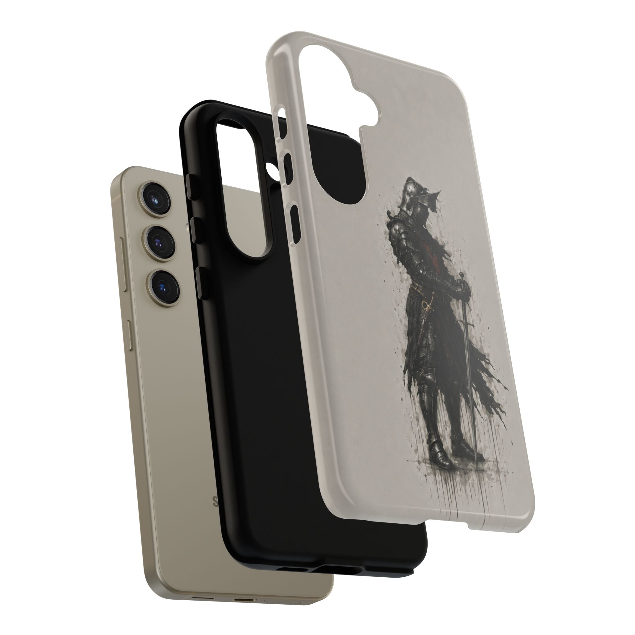 The Black Prince Phone Case | Stone Grey