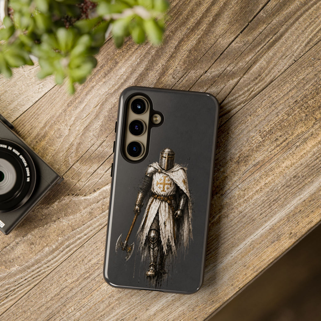 Knight Of The Kingdom Of Jerusalem Phone Case | Charcoal Grey