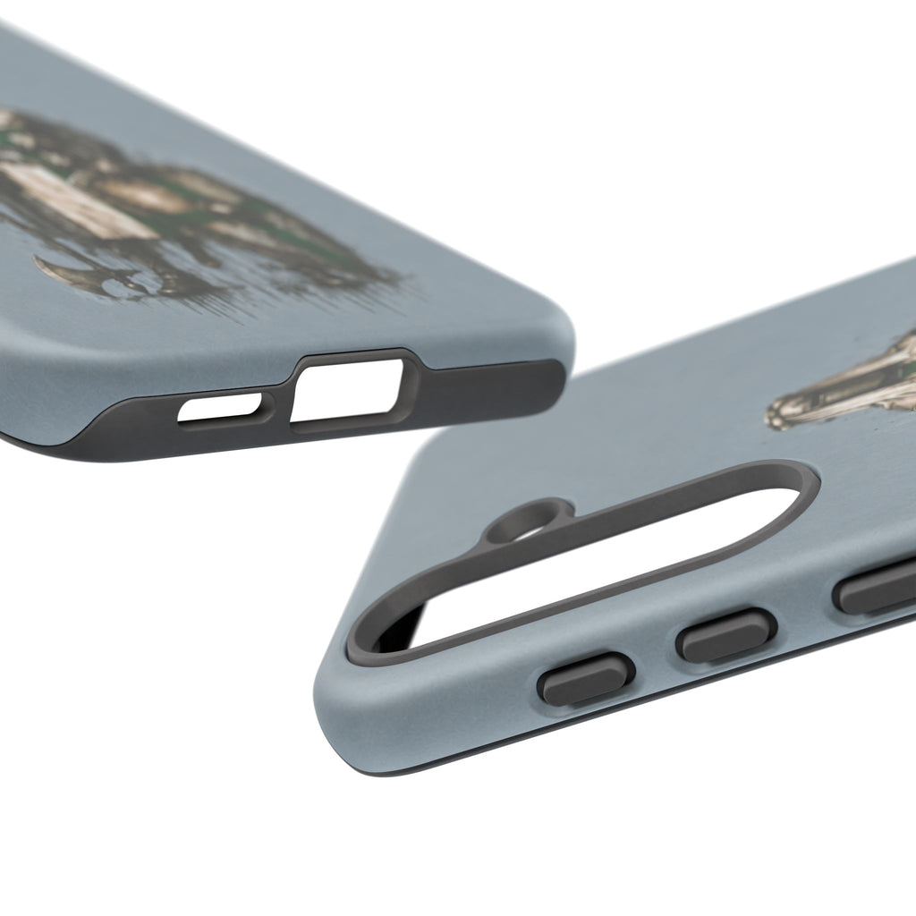 Knight Of The Order Of Saint Lazarus Phone Case | Faded Steel Blue