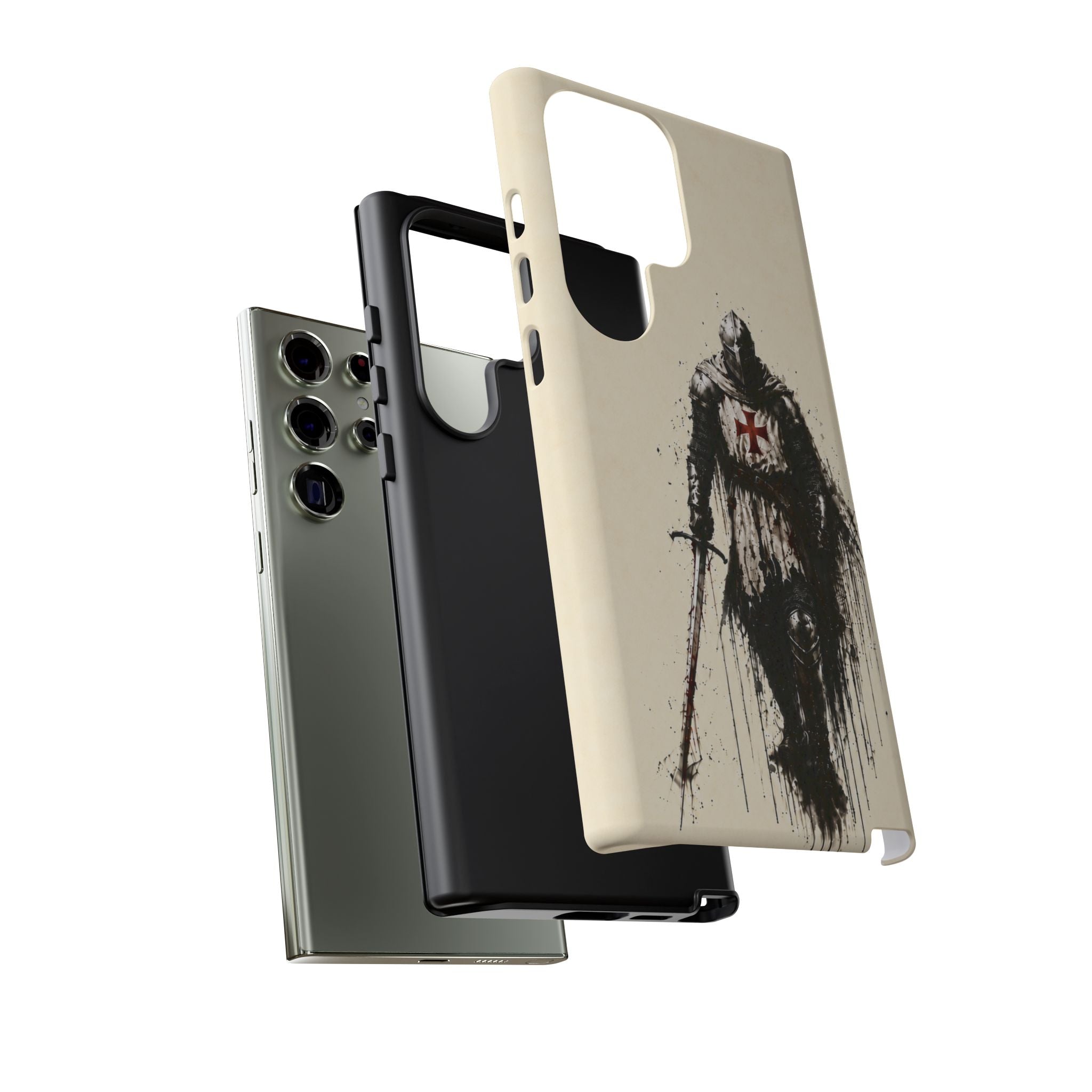 Knight Of The Templar Order Phone Case | Parchment Ivory