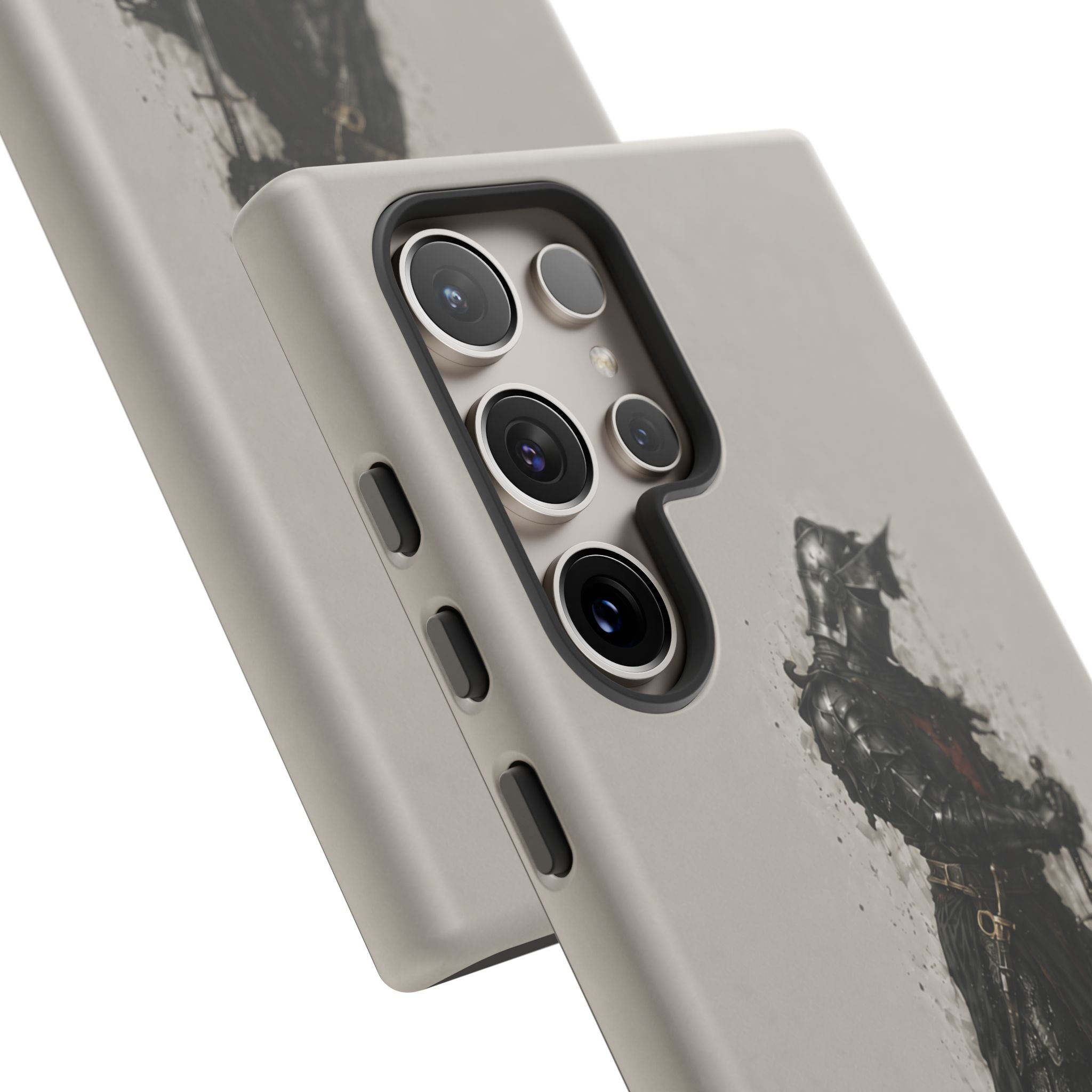 The Black Prince Phone Case | Stone Grey