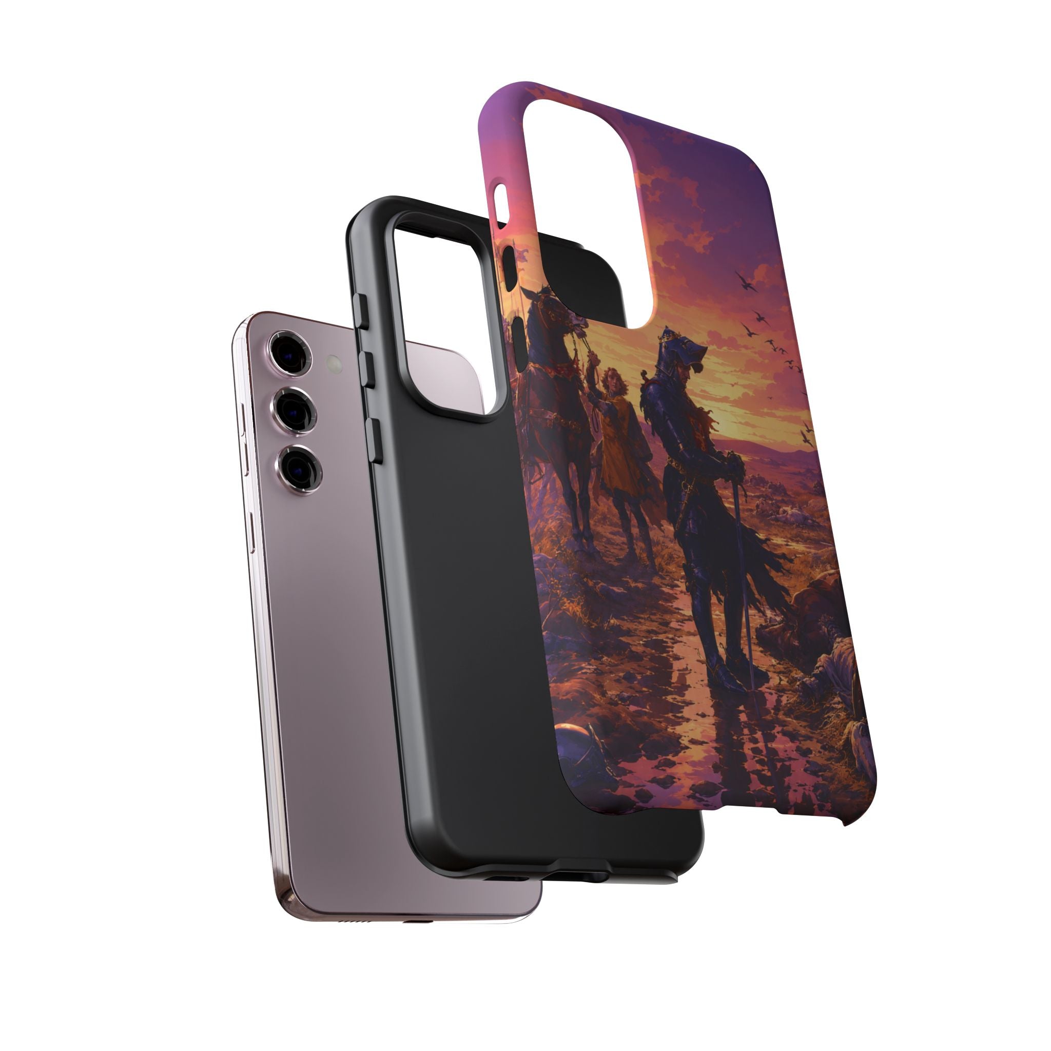 Medieval Knight Phone Cases In The GTA VI Art Style
