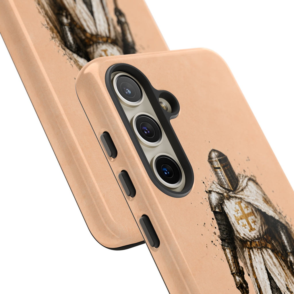 Knight Of The Kingdom Of Jerusalem Phone Case | Peach