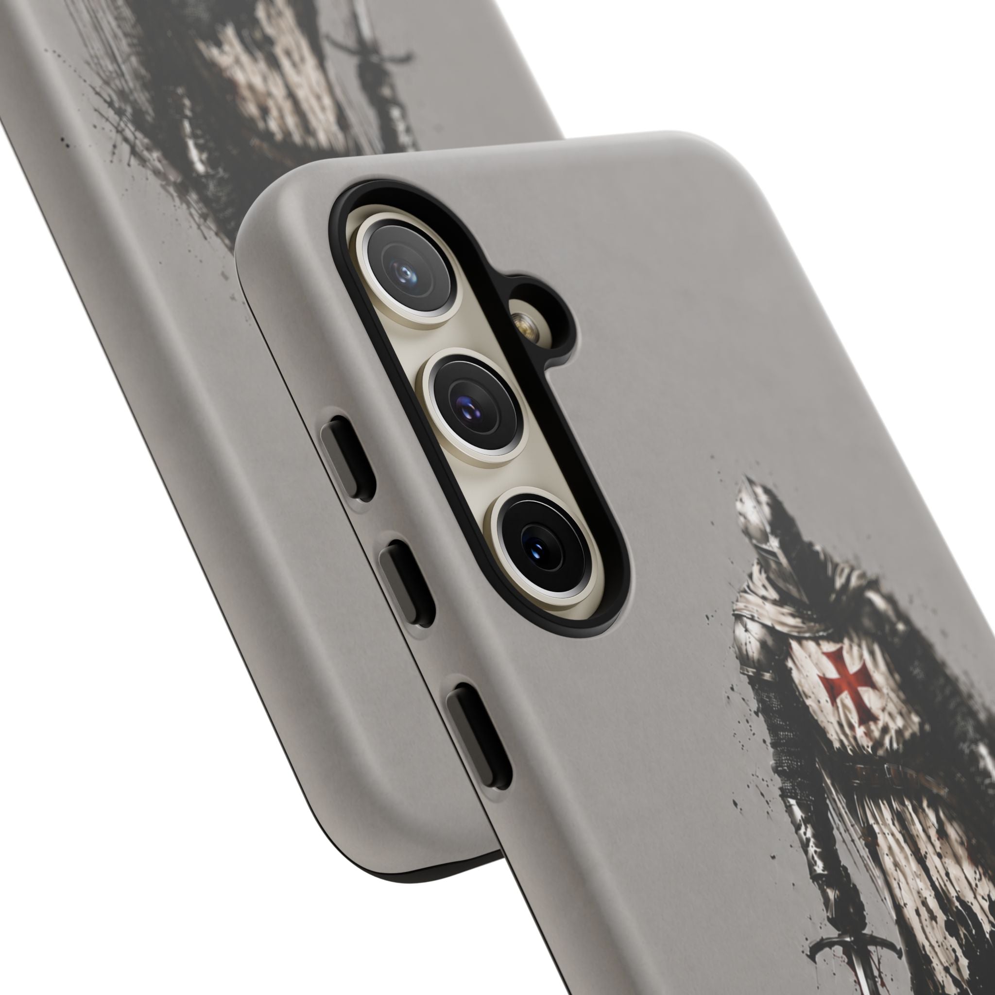 Knight Of The Templar Order Phone Case | Stone Grey