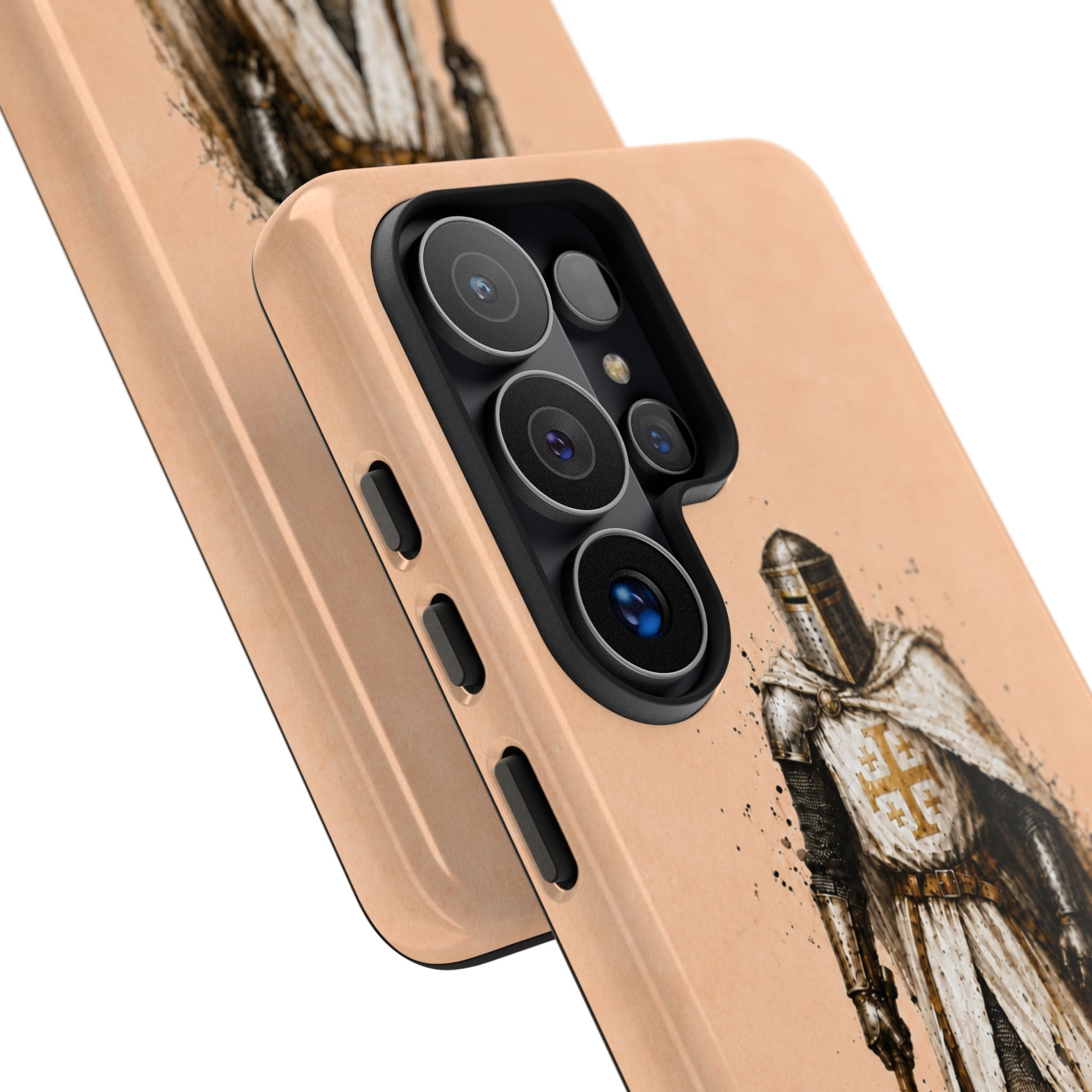 Knight Of The Kingdom Of Jerusalem Phone Case | Peach