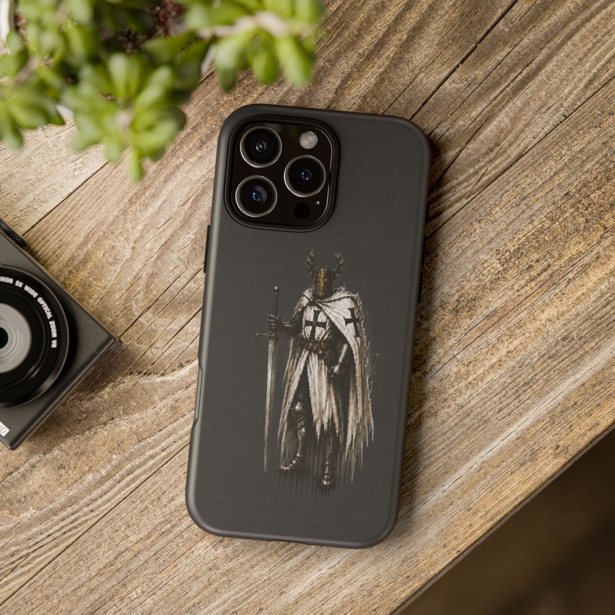 Knight Of The Teutonic Order Phone Case | Charcoal Grey