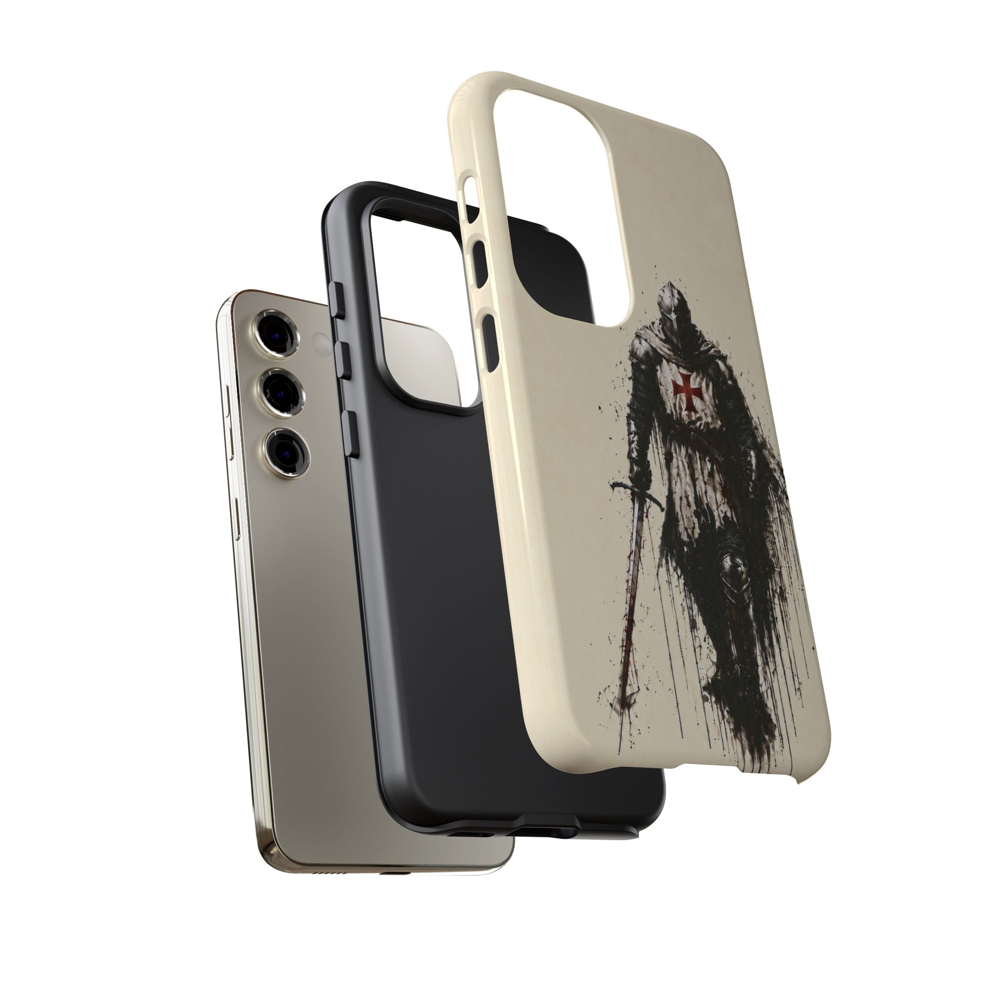 Knight Of The Templar Order Phone Case | Parchment Ivory