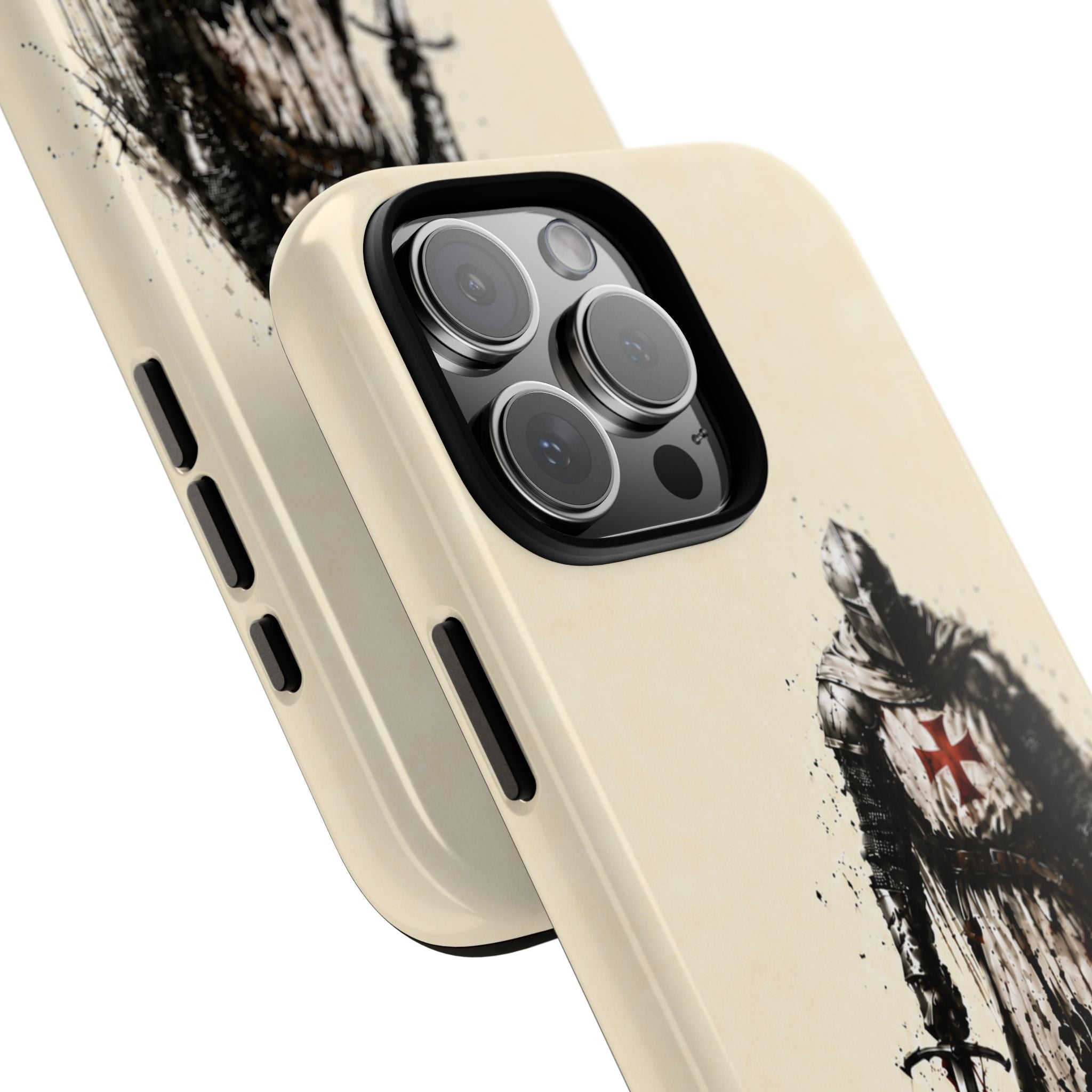 Knight Of The Templar Order Phone Case | Parchment Ivory