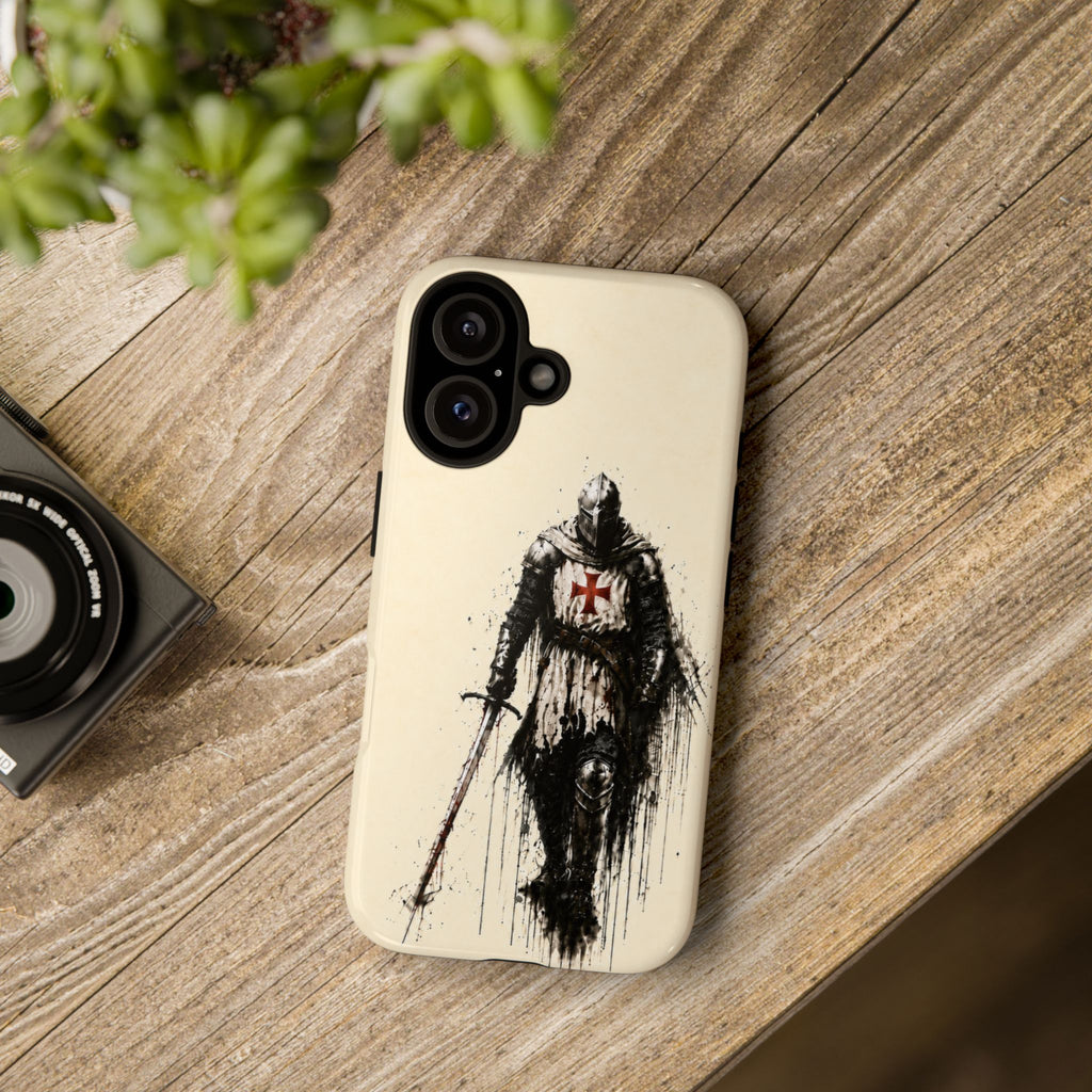 Knight Of The Templar Order Phone Case | Parchment Ivory