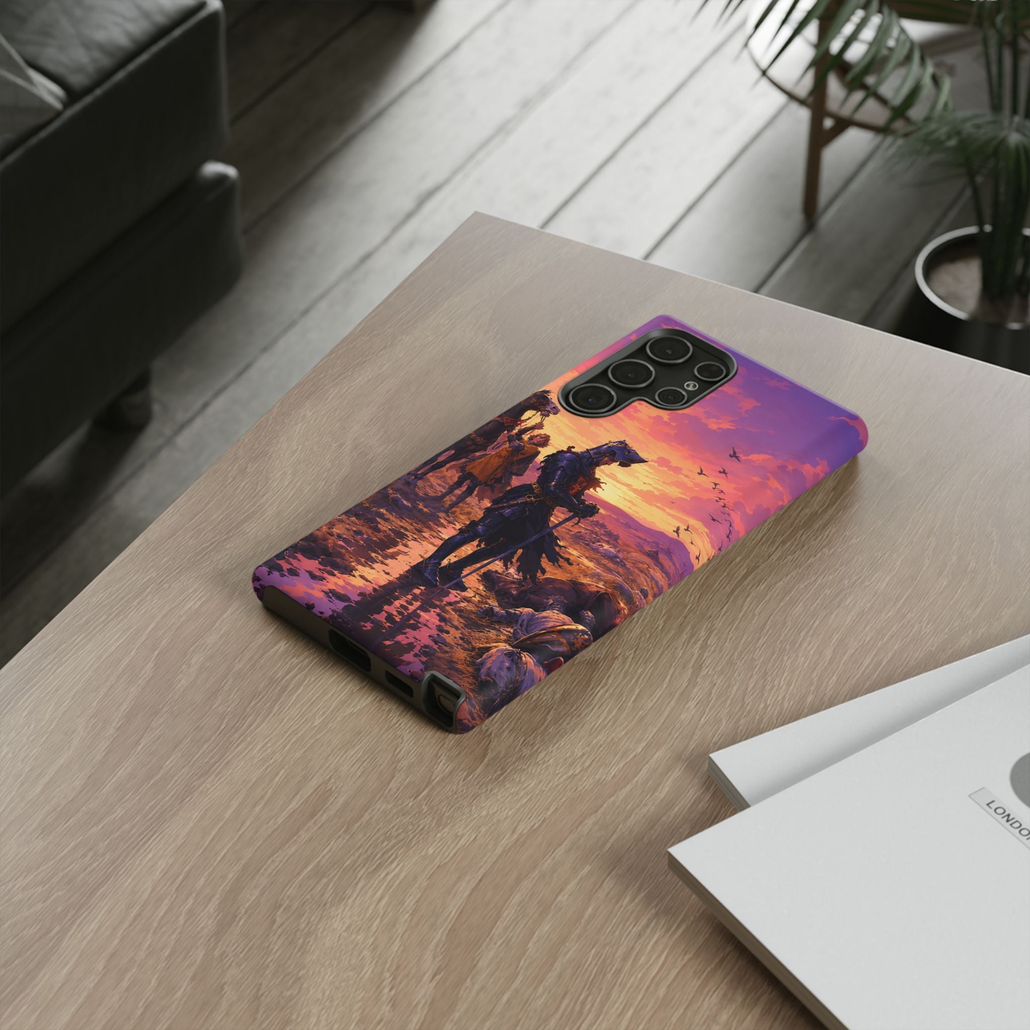 Medieval Knight Phone Cases In The GTA VI Art Style