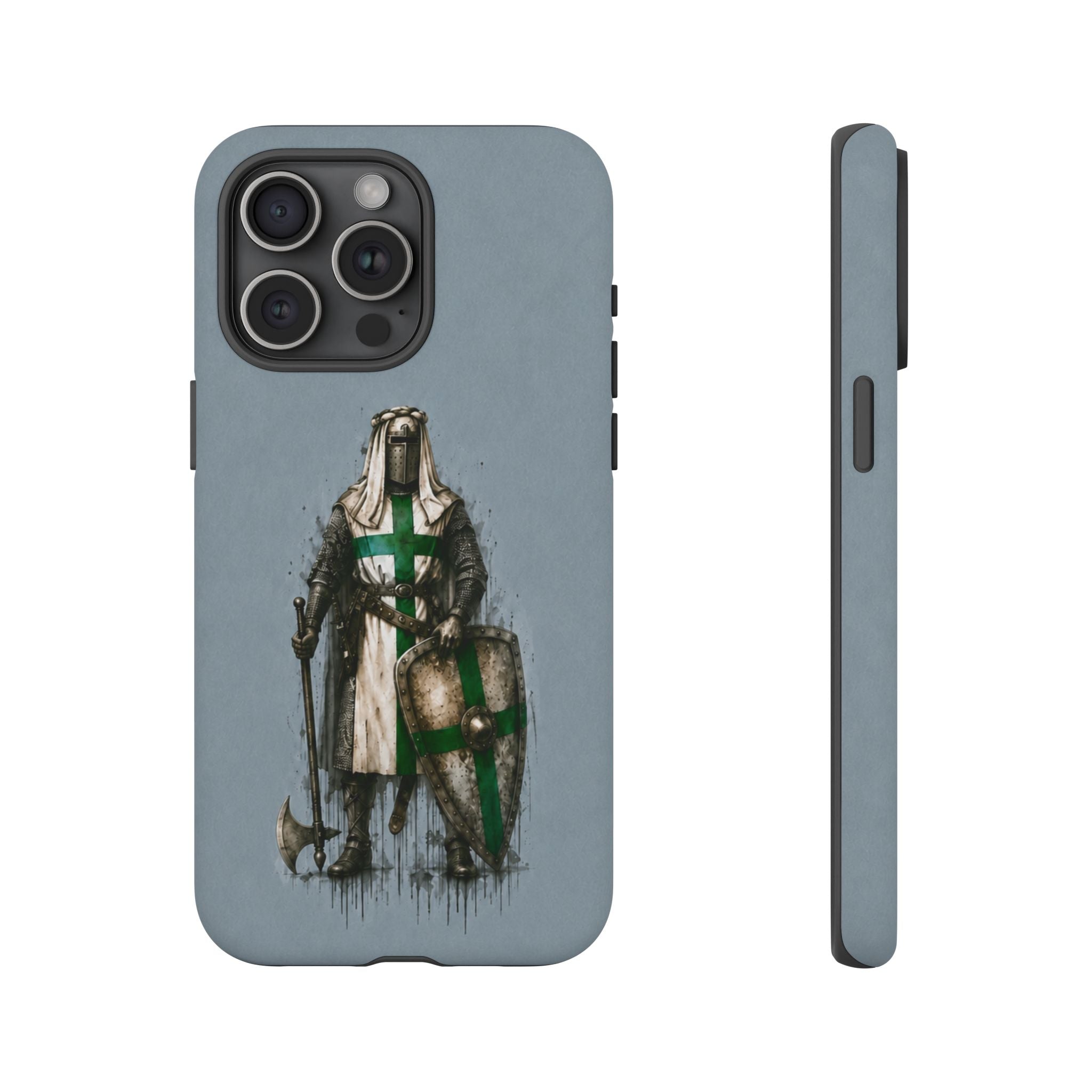Knight Of The Order Of Saint Lazarus Phone Case | Faded Steel Blue