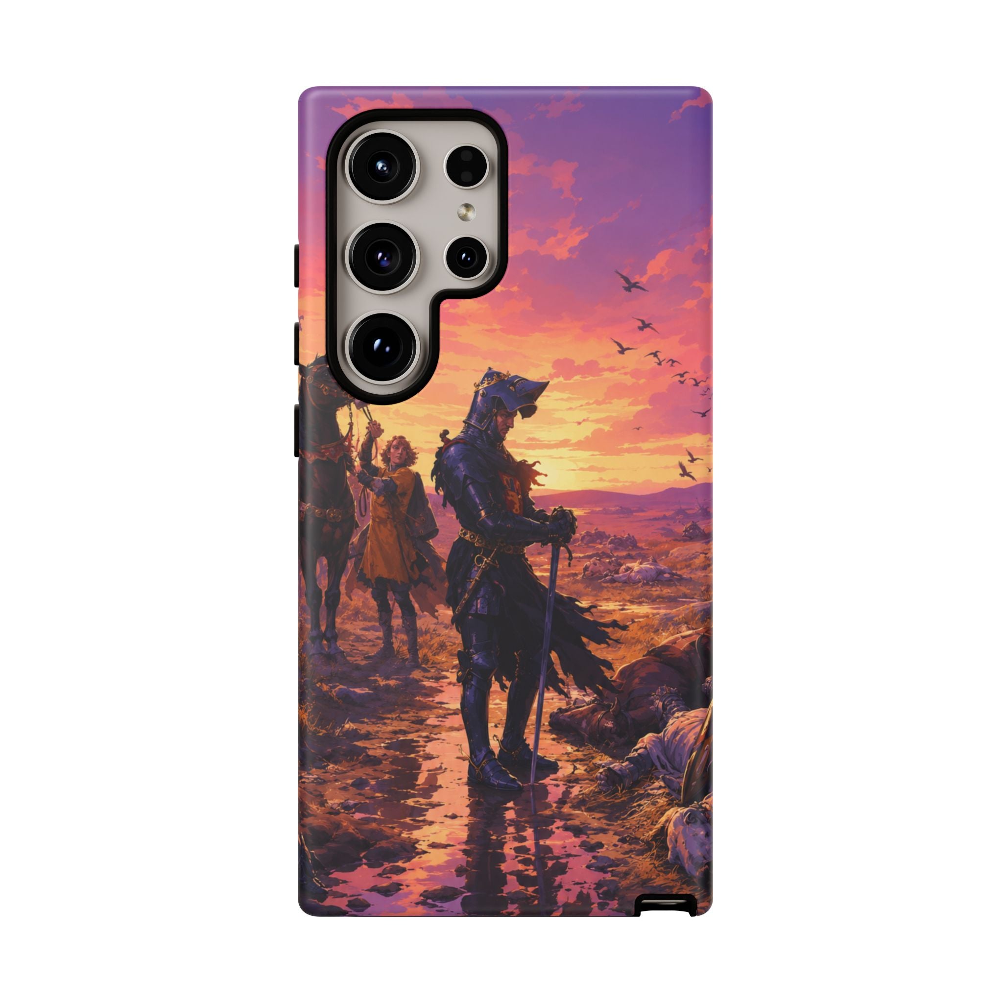 Medieval Knight Phone Cases In The GTA VI Art Style