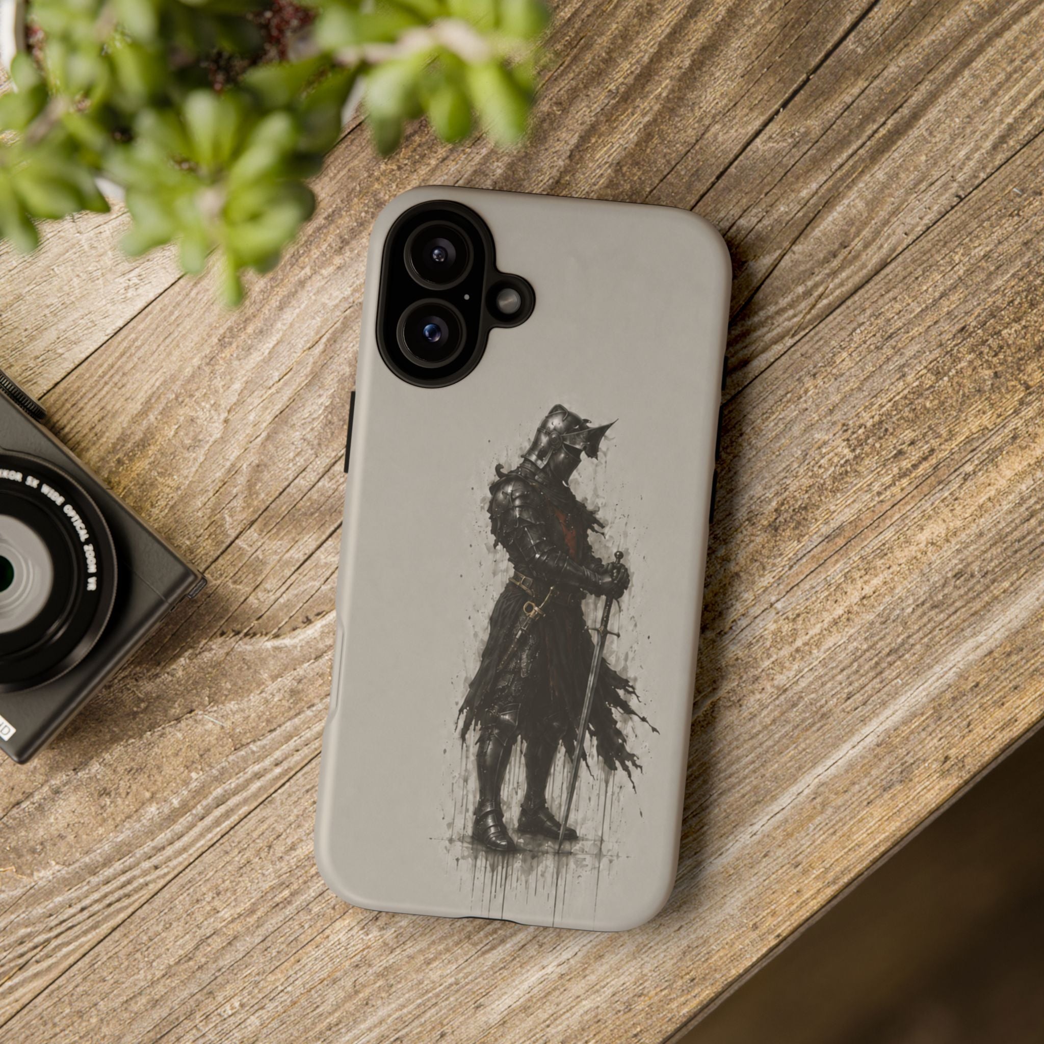 The Black Prince Phone Case | Stone Grey