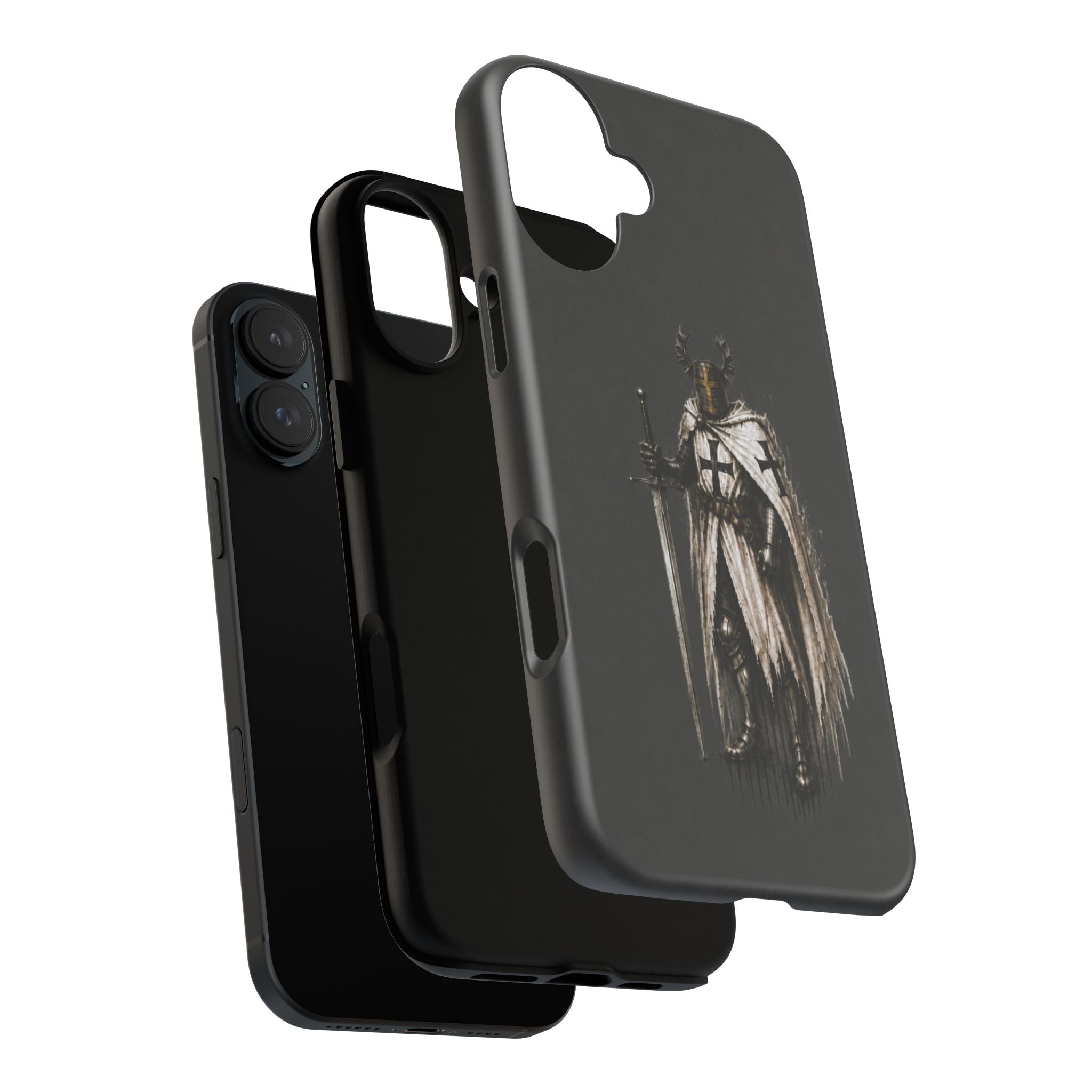 Knight Of The Teutonic Order Phone Case | Charcoal Grey