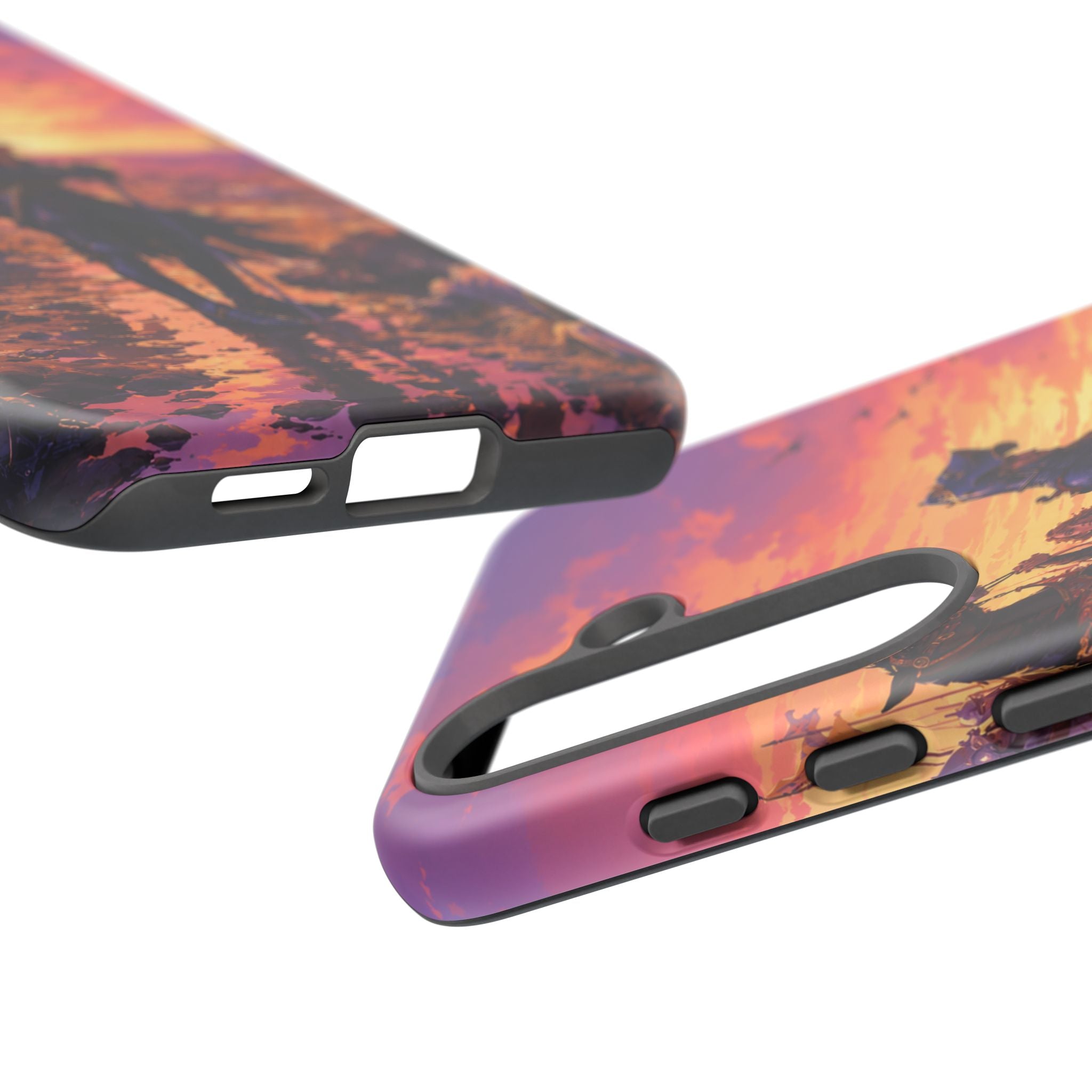 Medieval Knight Phone Cases In The GTA VI Art Style