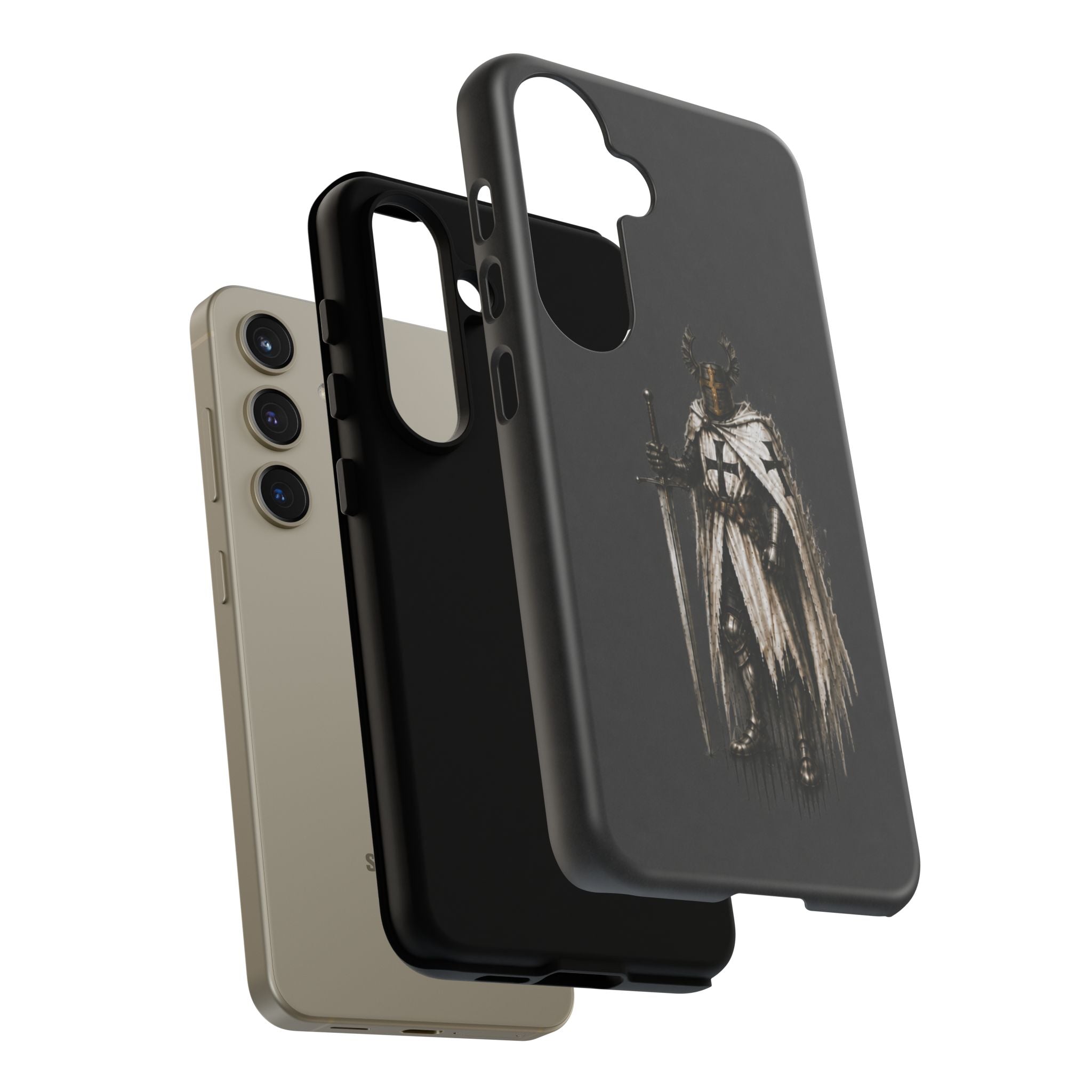 Knight Of The Teutonic Order Phone Case | Charcoal Grey