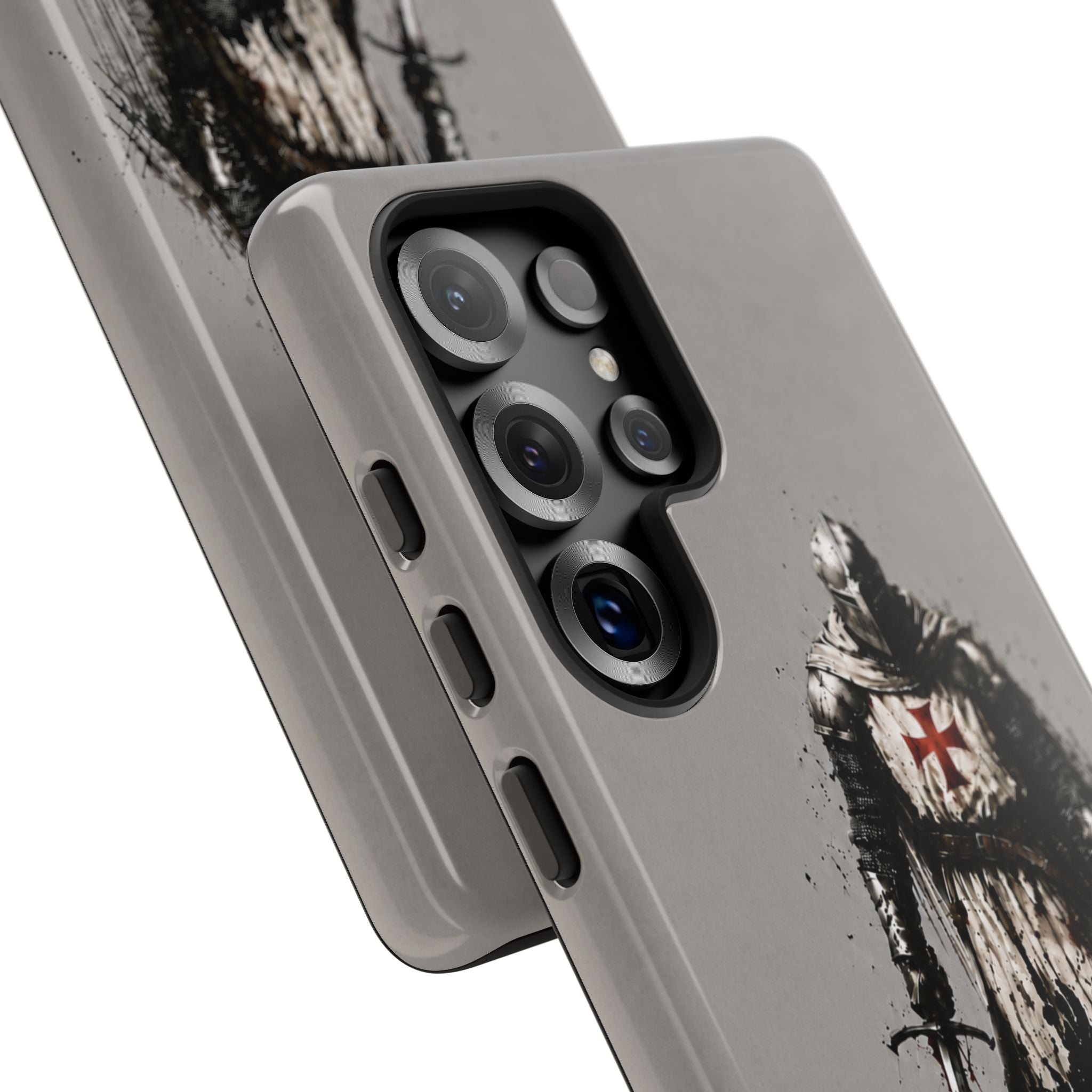 Knight Of The Templar Order Phone Case | Stone Grey