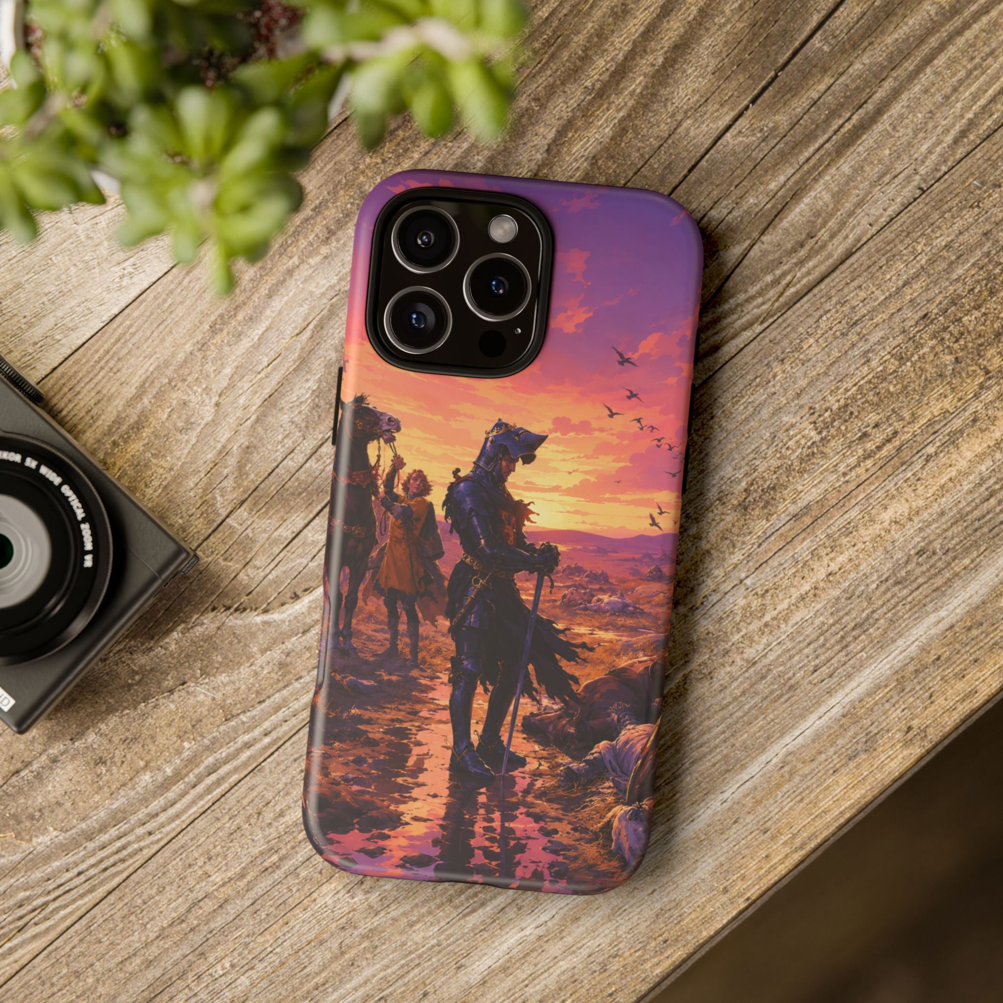 Medieval Knight Phone Cases In The GTA VI Art Style