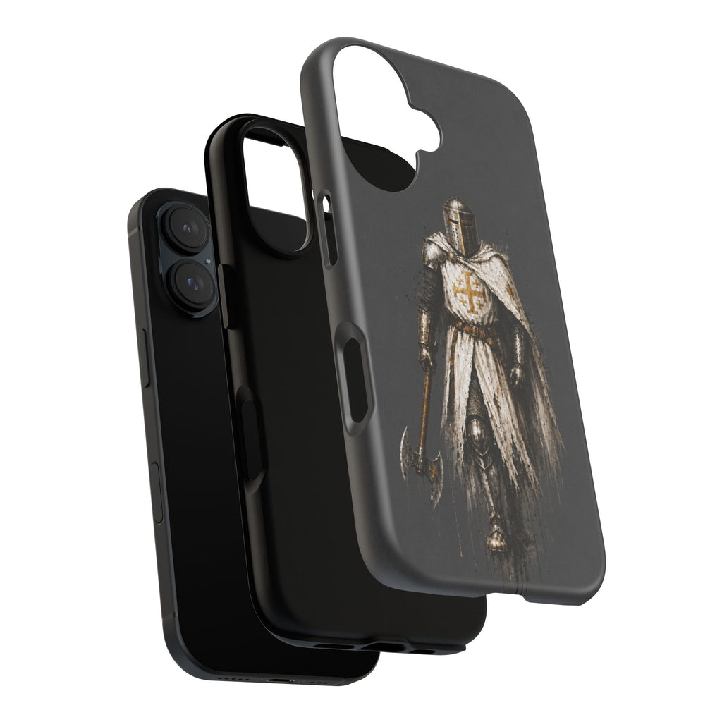 Knight Of The Kingdom Of Jerusalem Phone Case | Charcoal Grey