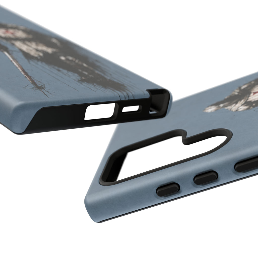 Knight Of The Templar Order Phone Case | Faded Steel Blue