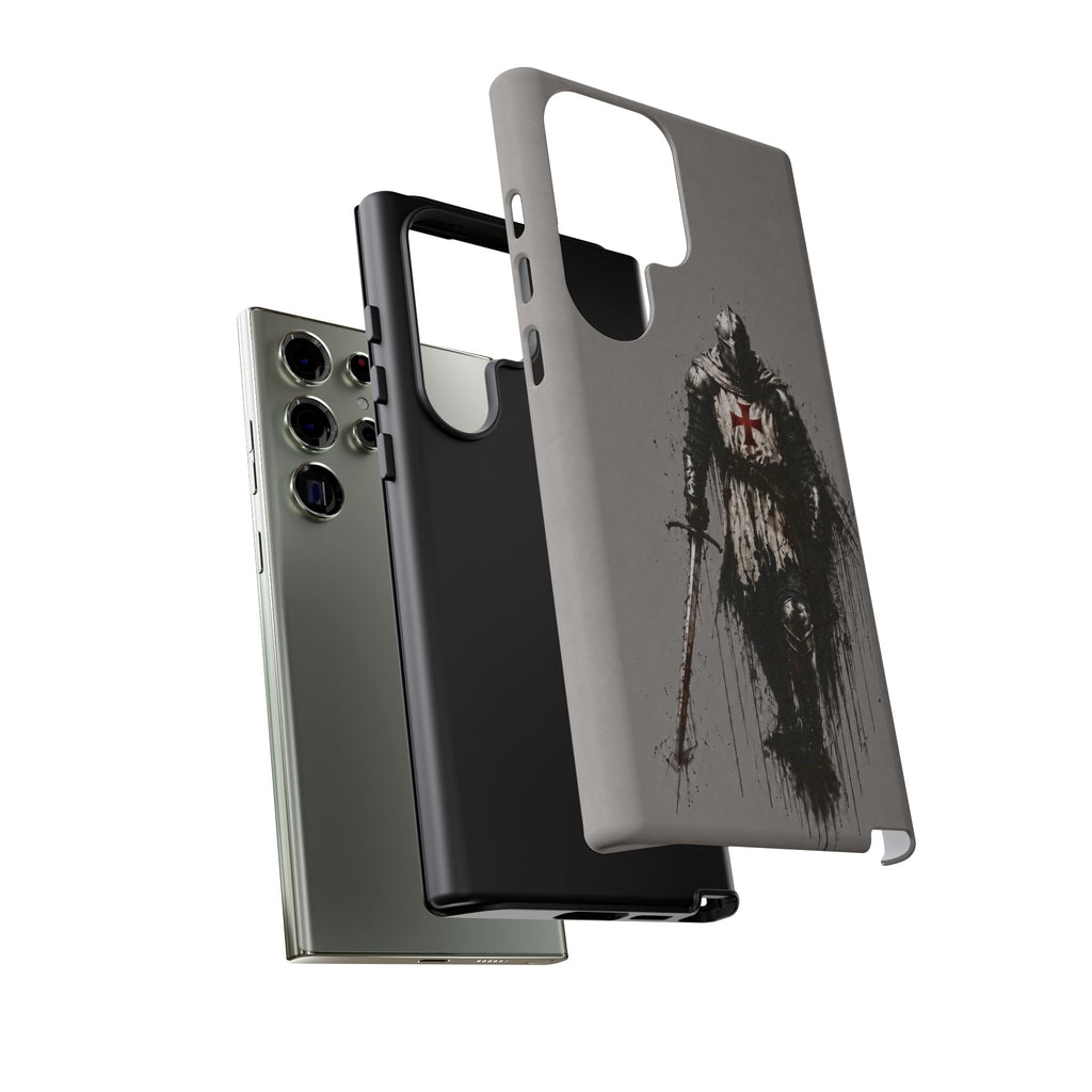 Knight Of The Templar Order Phone Case | Stone Grey