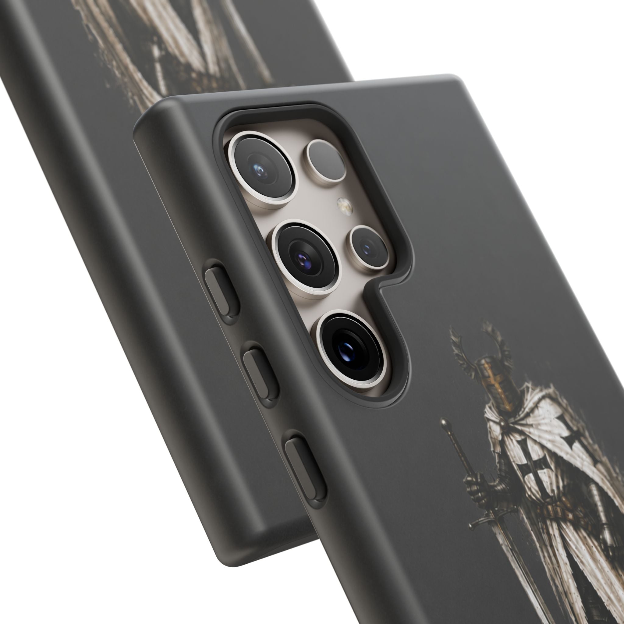 Knight Of The Teutonic Order Phone Case | Charcoal Grey