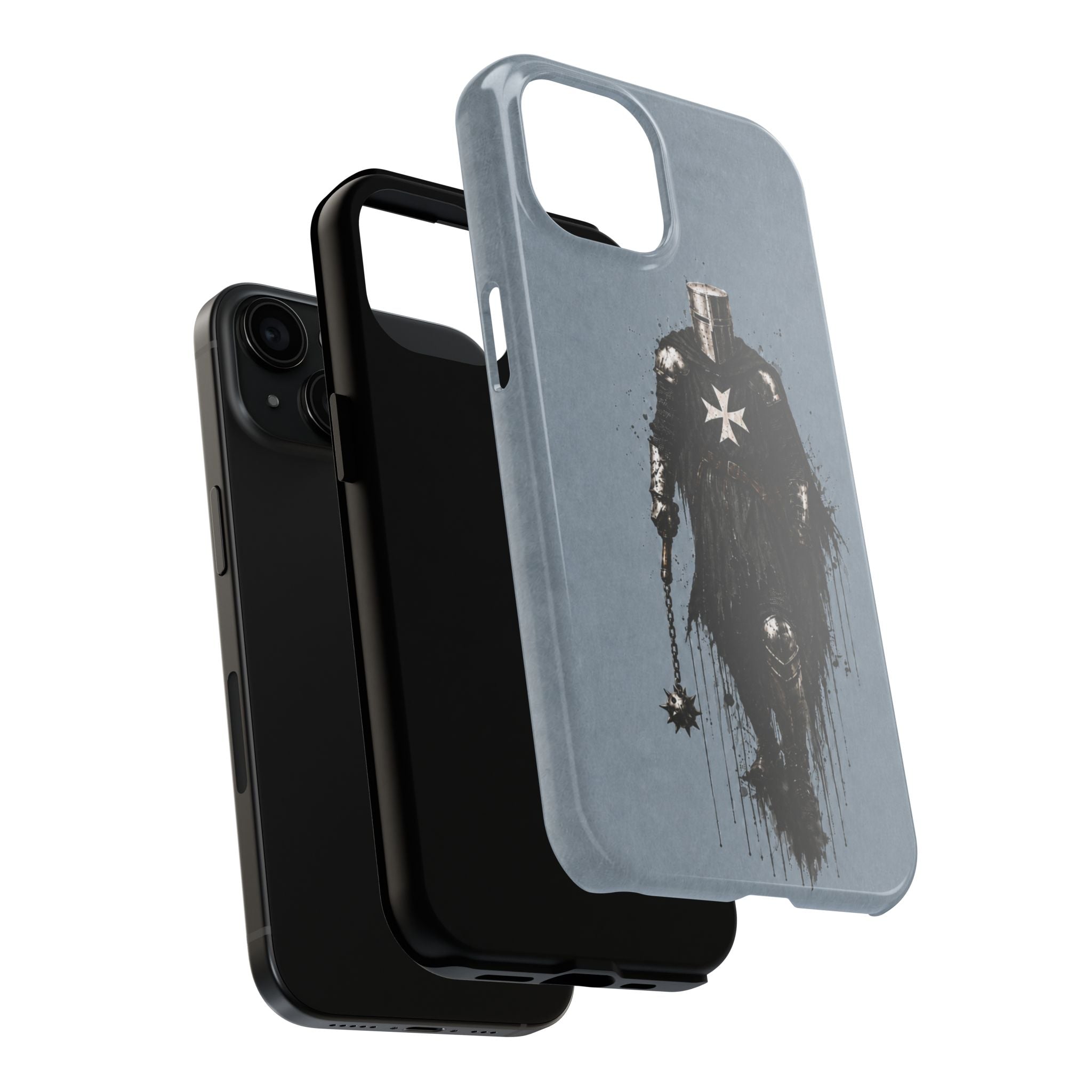 Knight Of The Hospitaller Order Phone Case I Faded Steel Blue