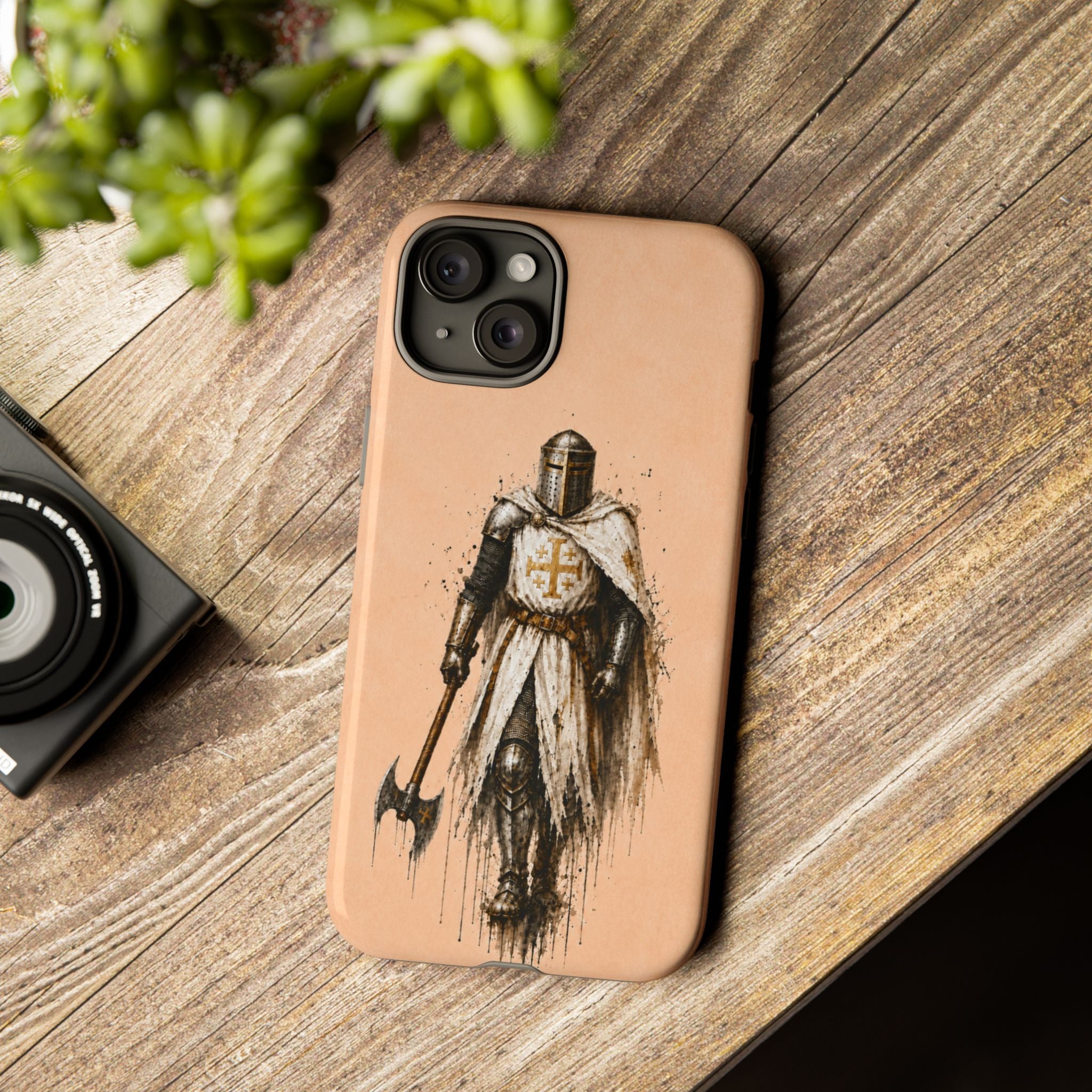 Knight Of The Kingdom Of Jerusalem Phone Case | Peach