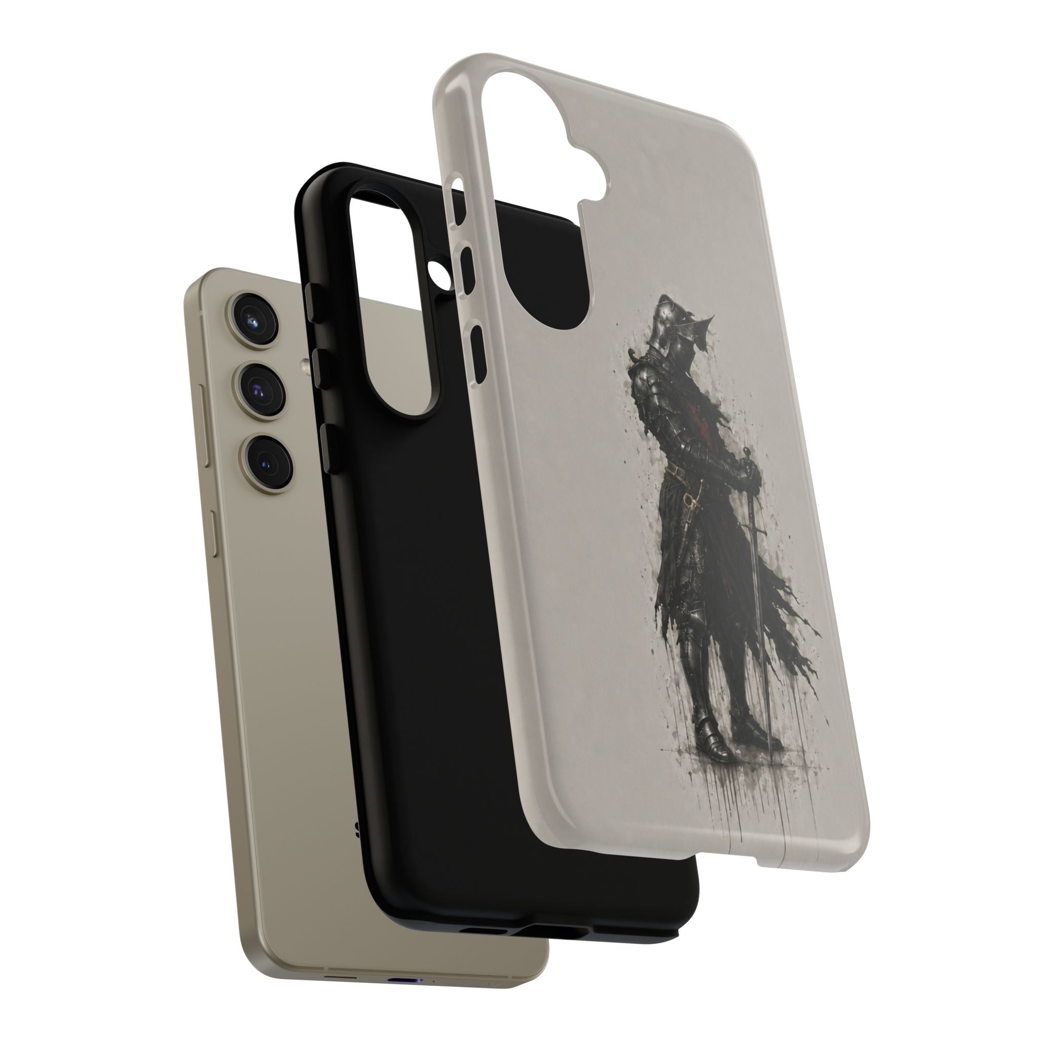 The Black Prince Phone Case | Stone Grey