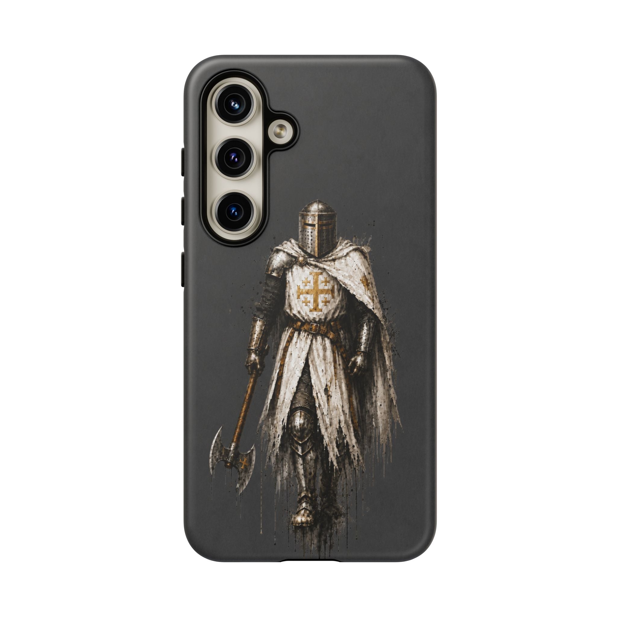 Knight Of The Kingdom Of Jerusalem Phone Case | Charcoal Grey