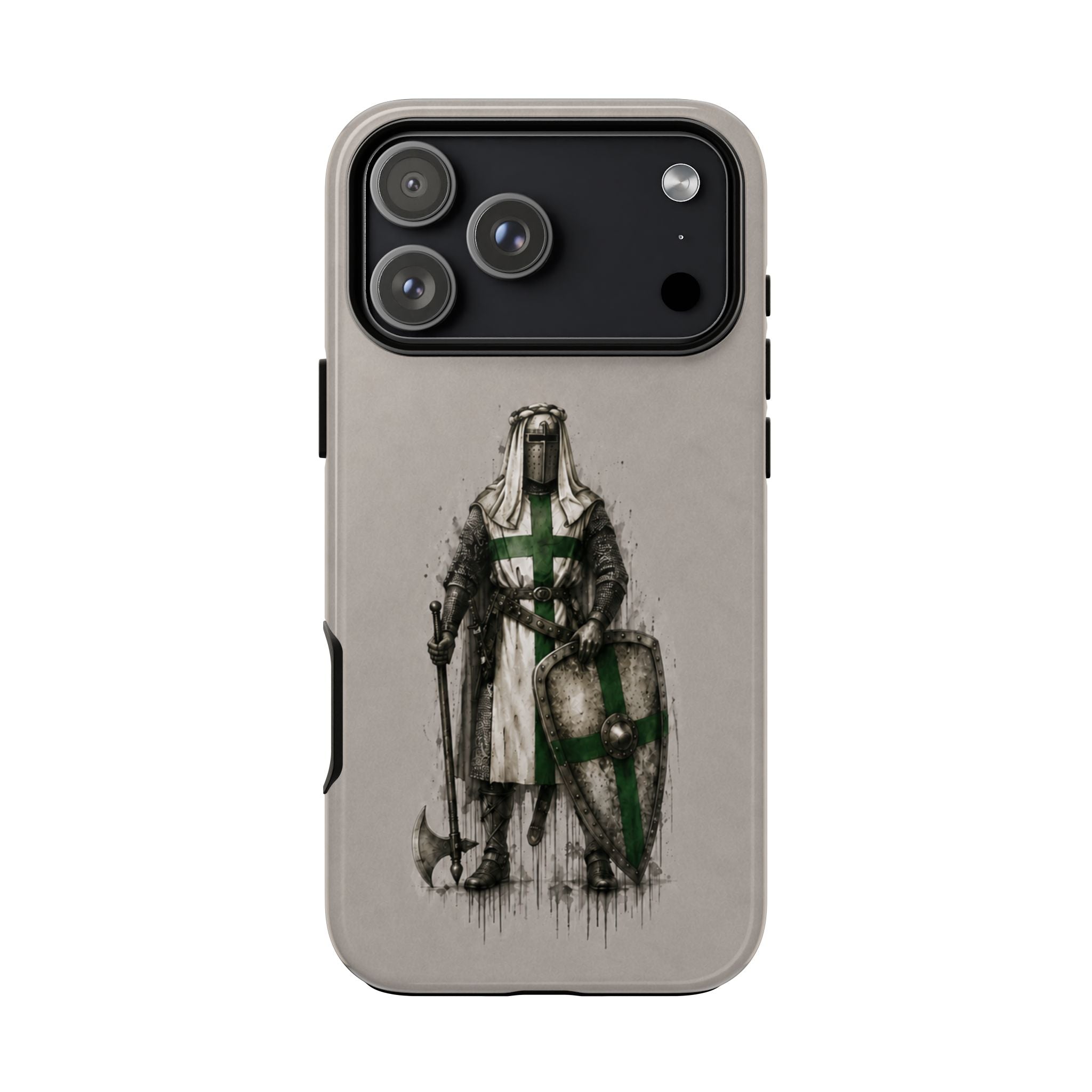 Knight Of The Order Of Saint Lazarus Phone Case | Stone Grey