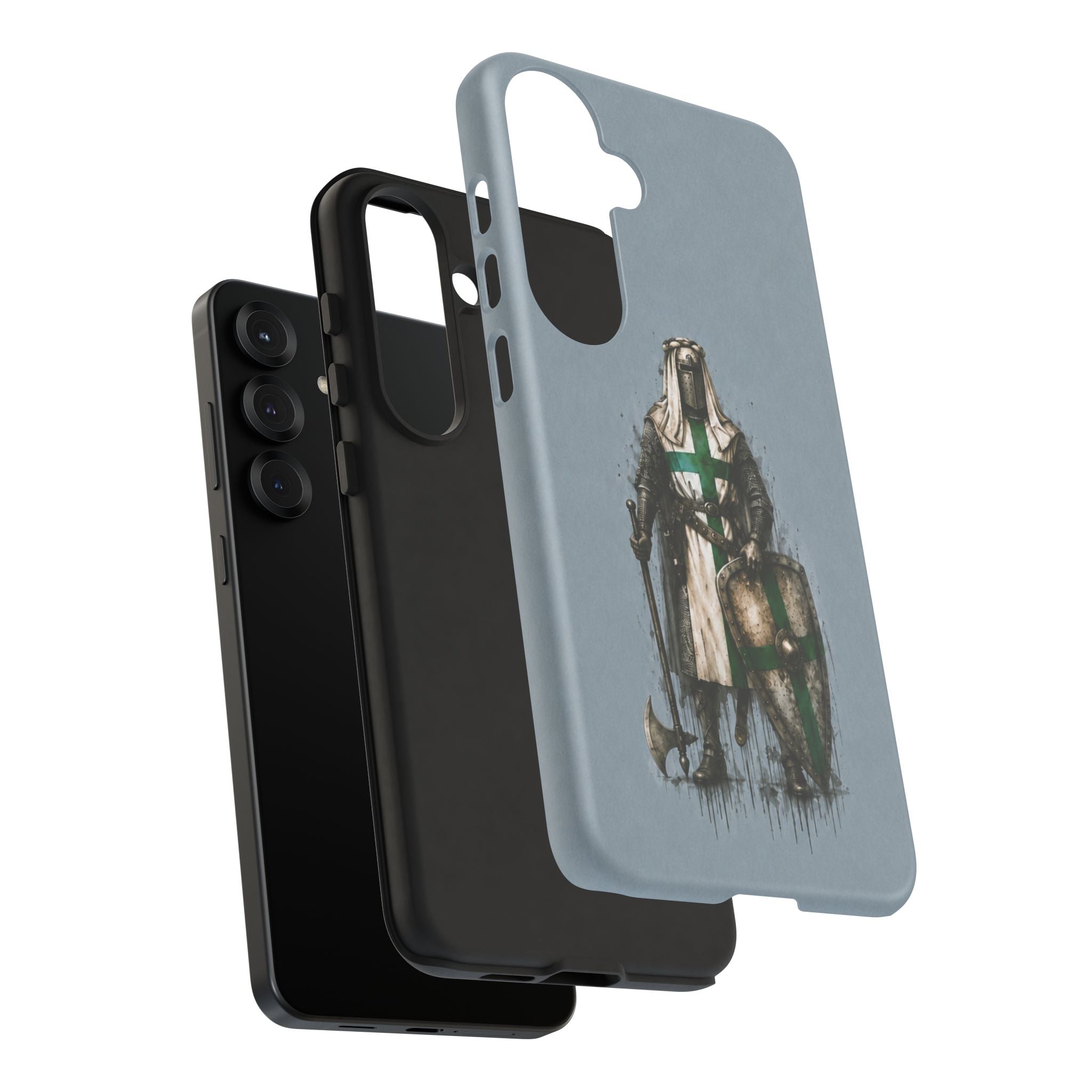 Knight Of The Order Of Saint Lazarus Phone Case | Faded Steel Blue