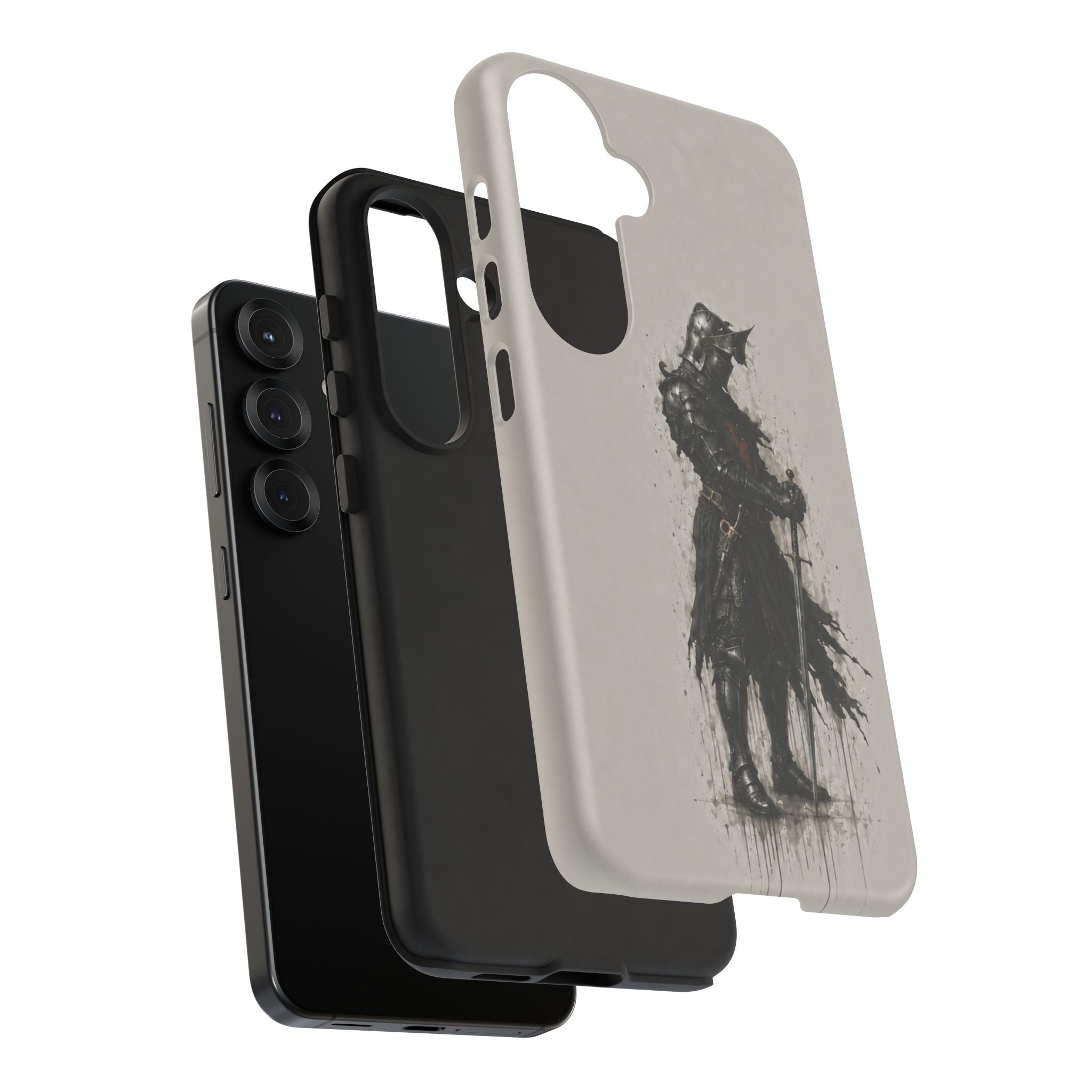 The Black Prince Phone Case | Stone Grey