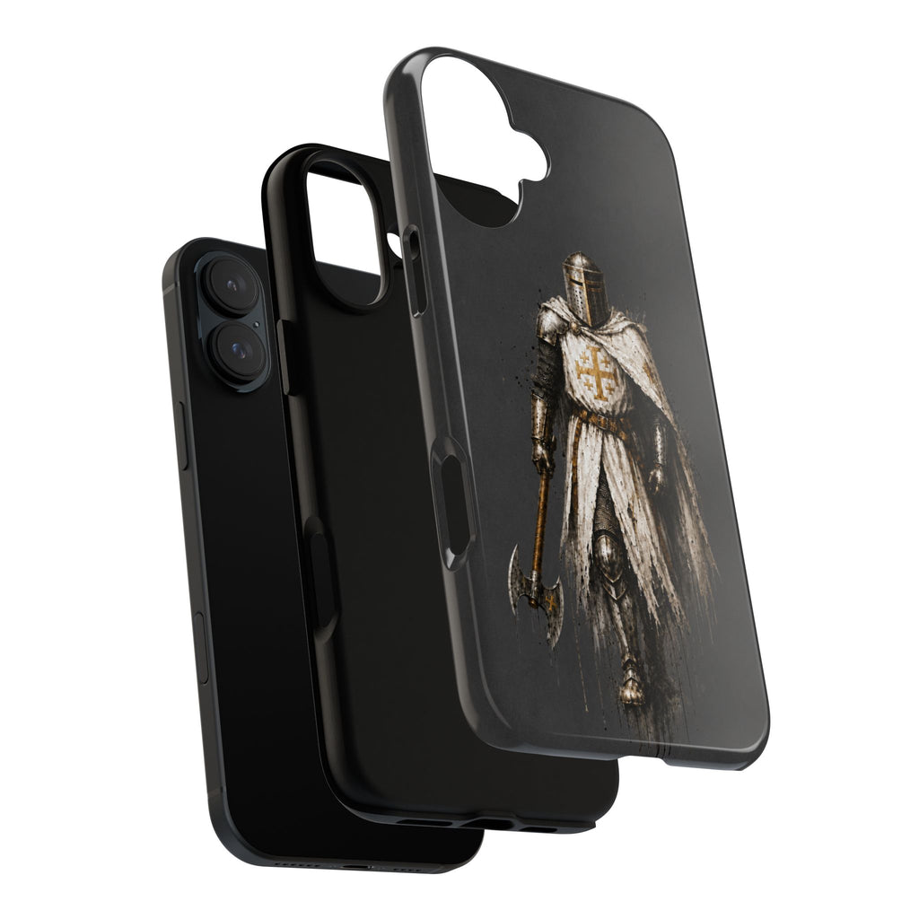 Knight Of The Kingdom Of Jerusalem Phone Case | Charcoal Grey