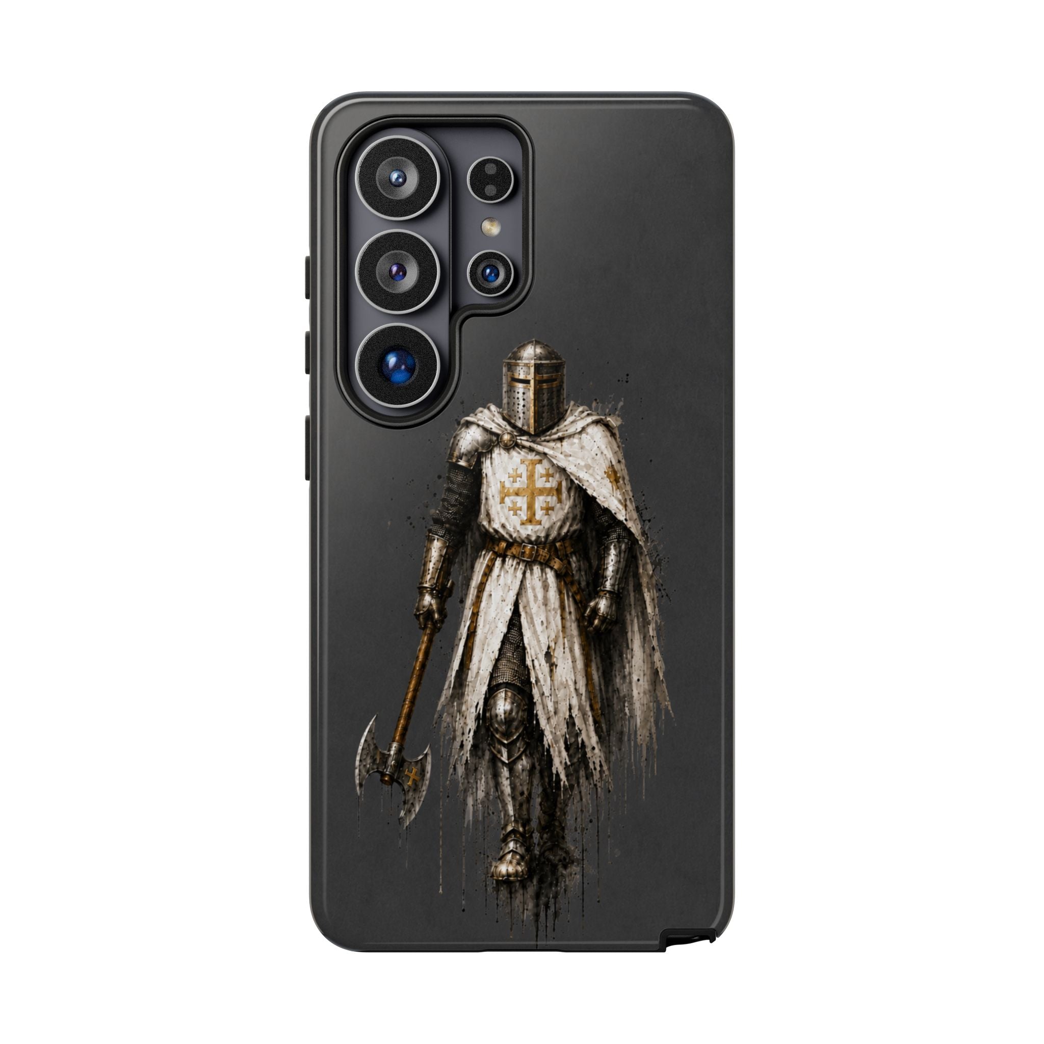 Knight Of The Kingdom Of Jerusalem Phone Case | Charcoal Grey