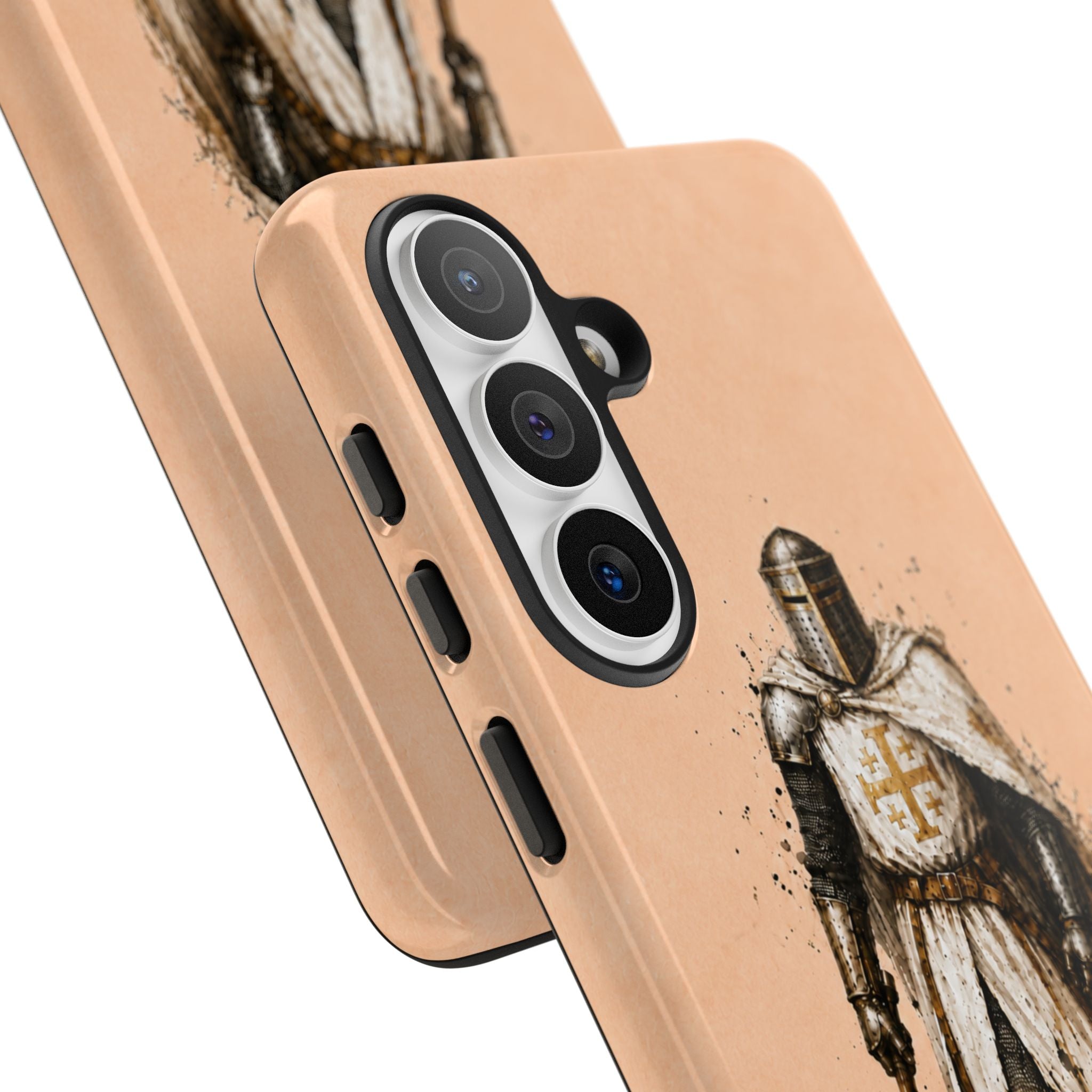 Knight Of The Kingdom Of Jerusalem Phone Case | Peach
