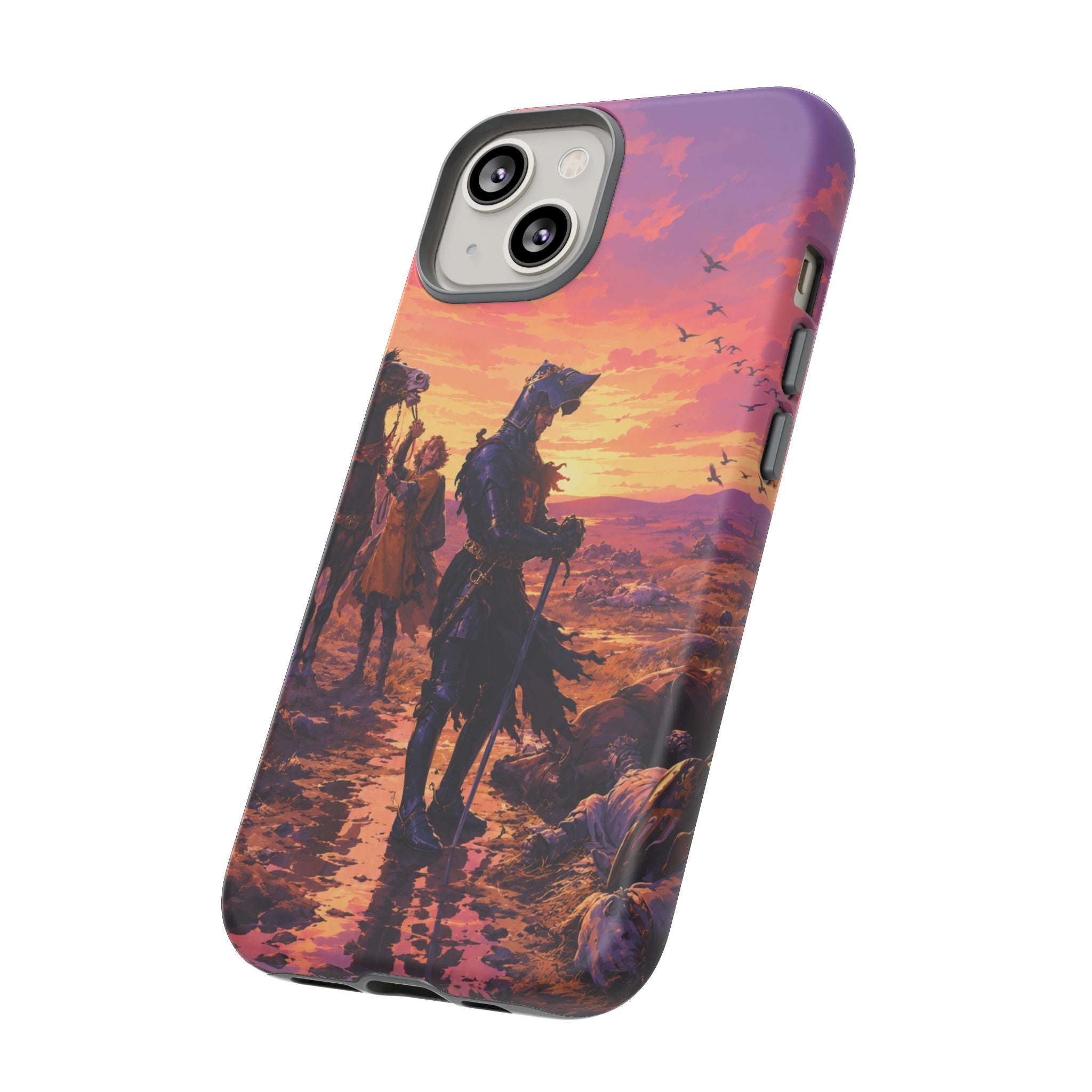 Medieval Knight Phone Cases In The GTA VI Art Style