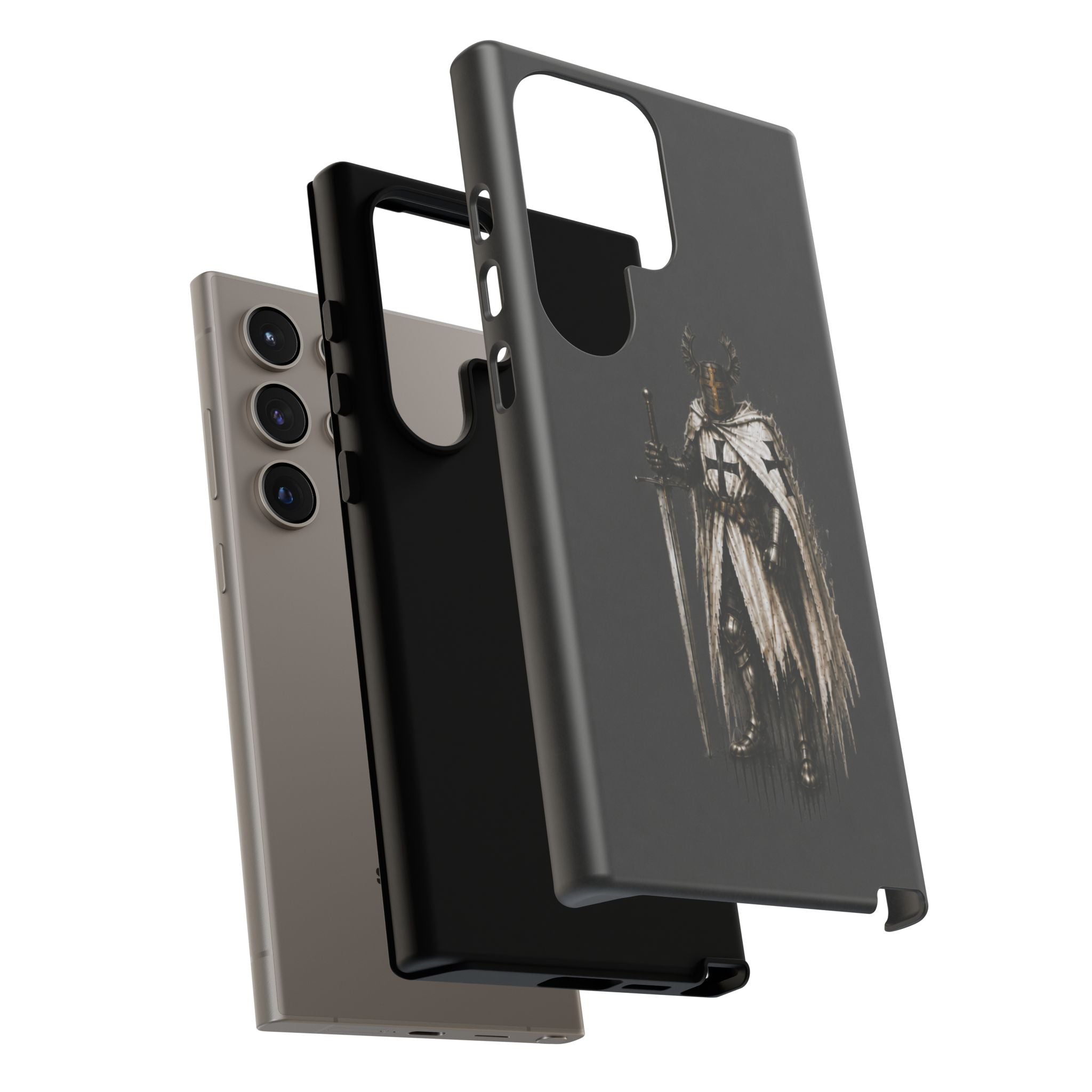 Knight Of The Teutonic Order Phone Case | Charcoal Grey