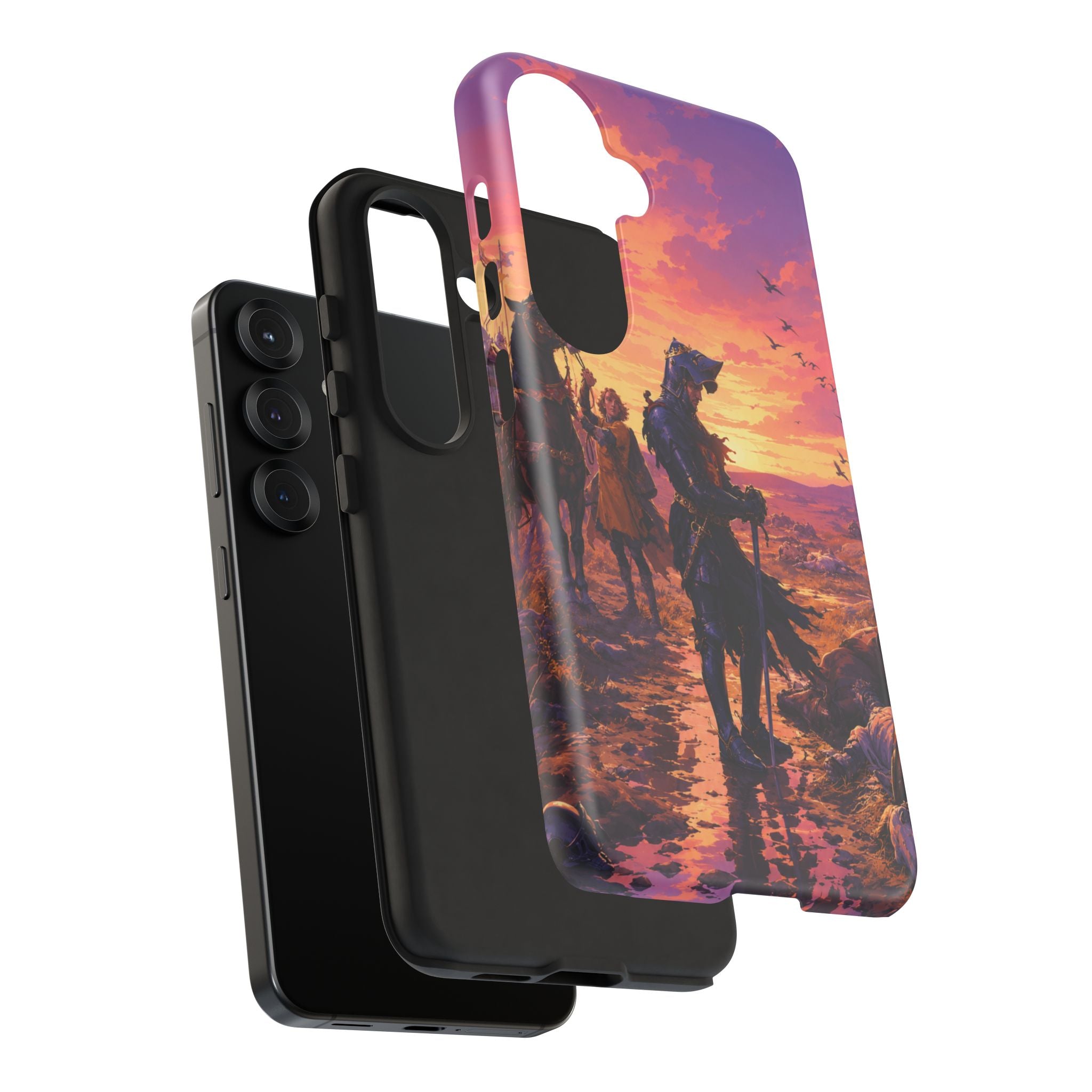 Medieval Knight Phone Cases In The GTA VI Art Style