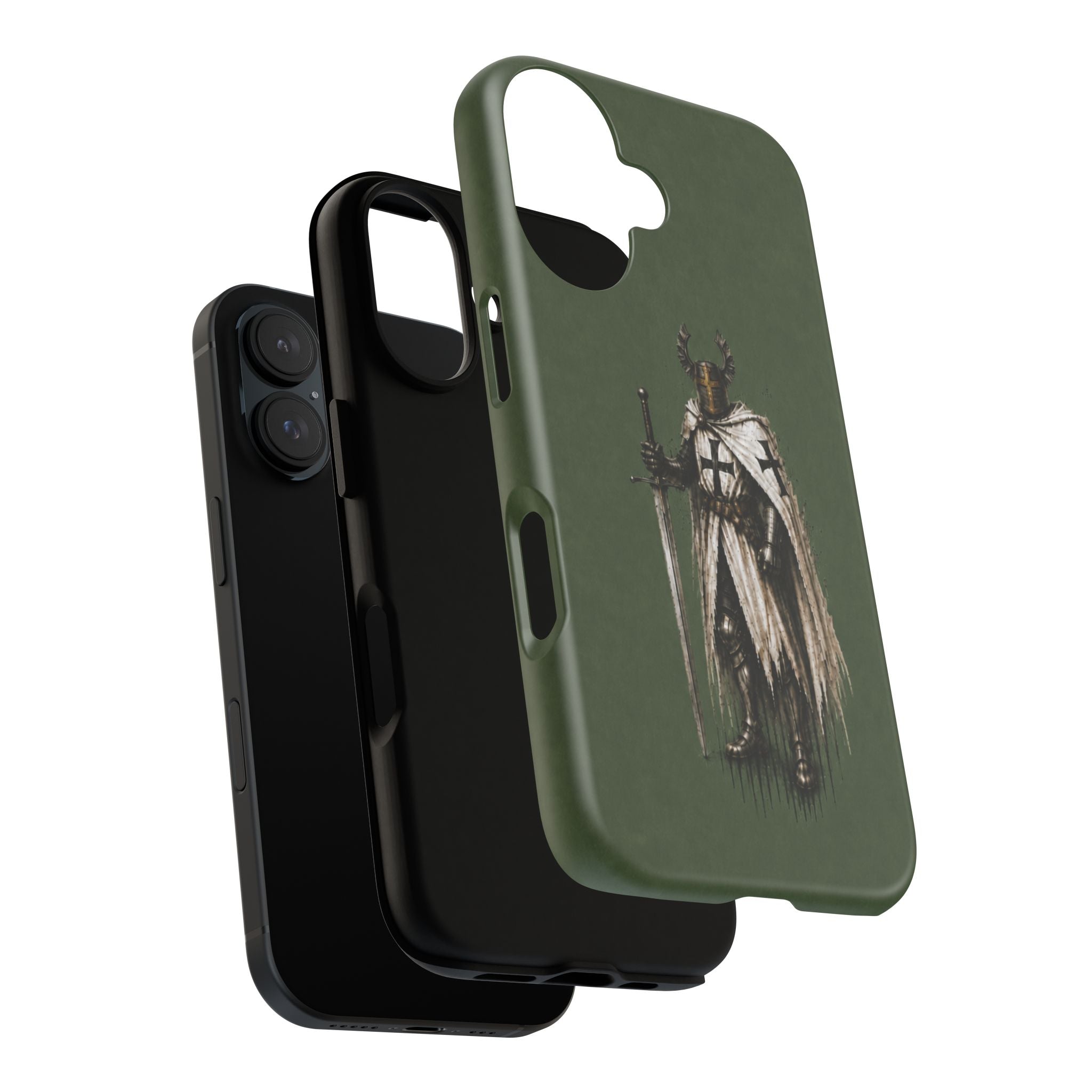 Knight Of The Teutonic Order Phone Case I Forest Green