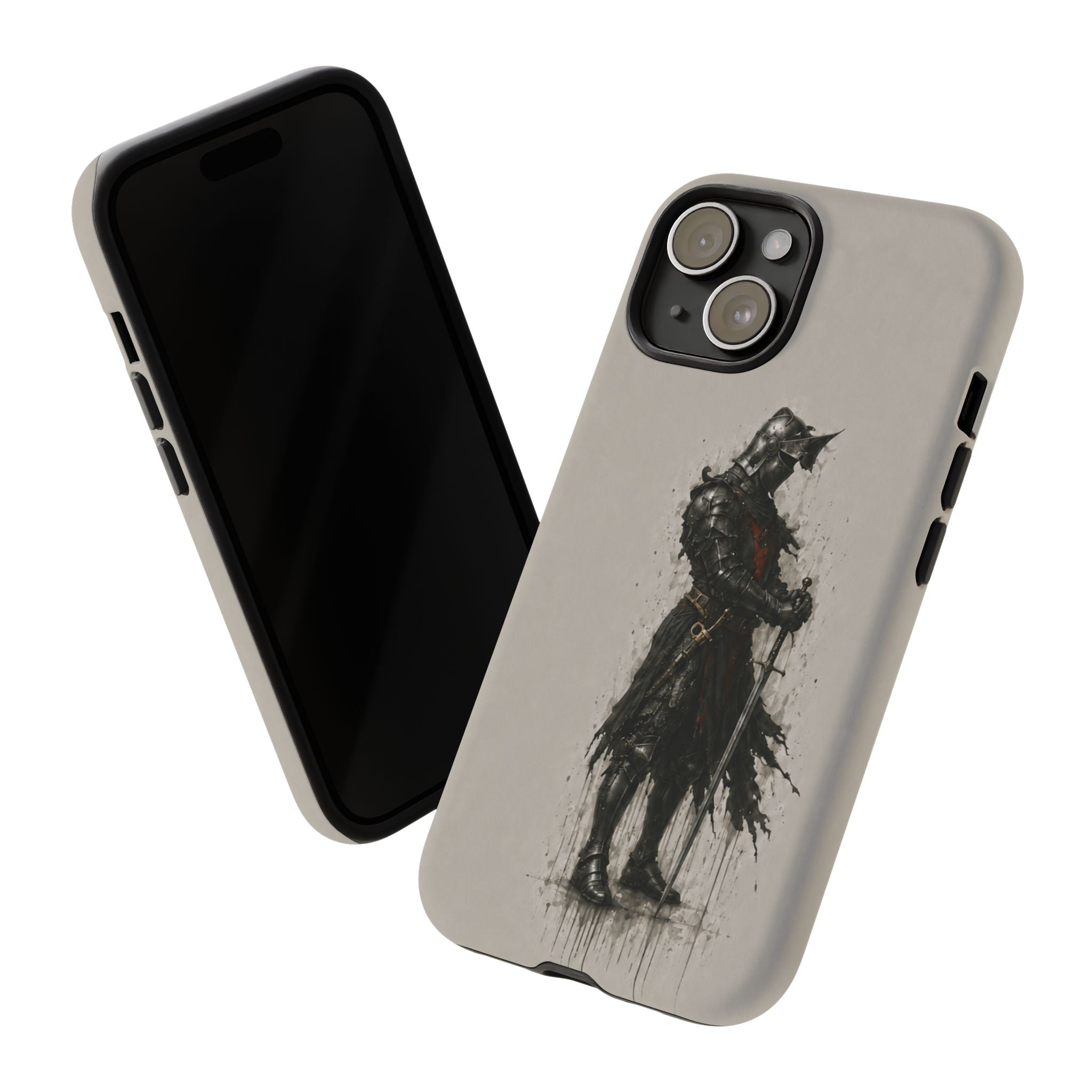 The Black Prince Phone Case | Stone Grey