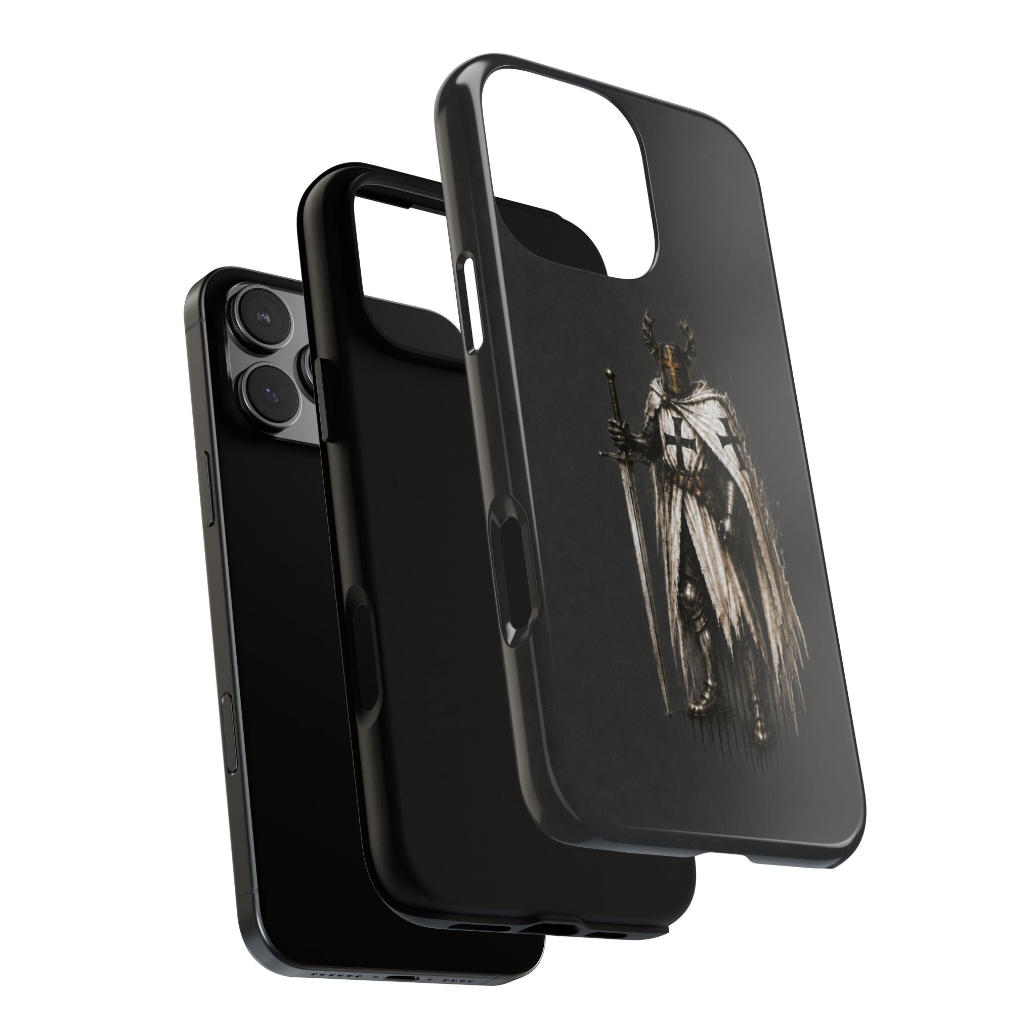 Knight Of The Teutonic Order Phone Case | Charcoal Grey