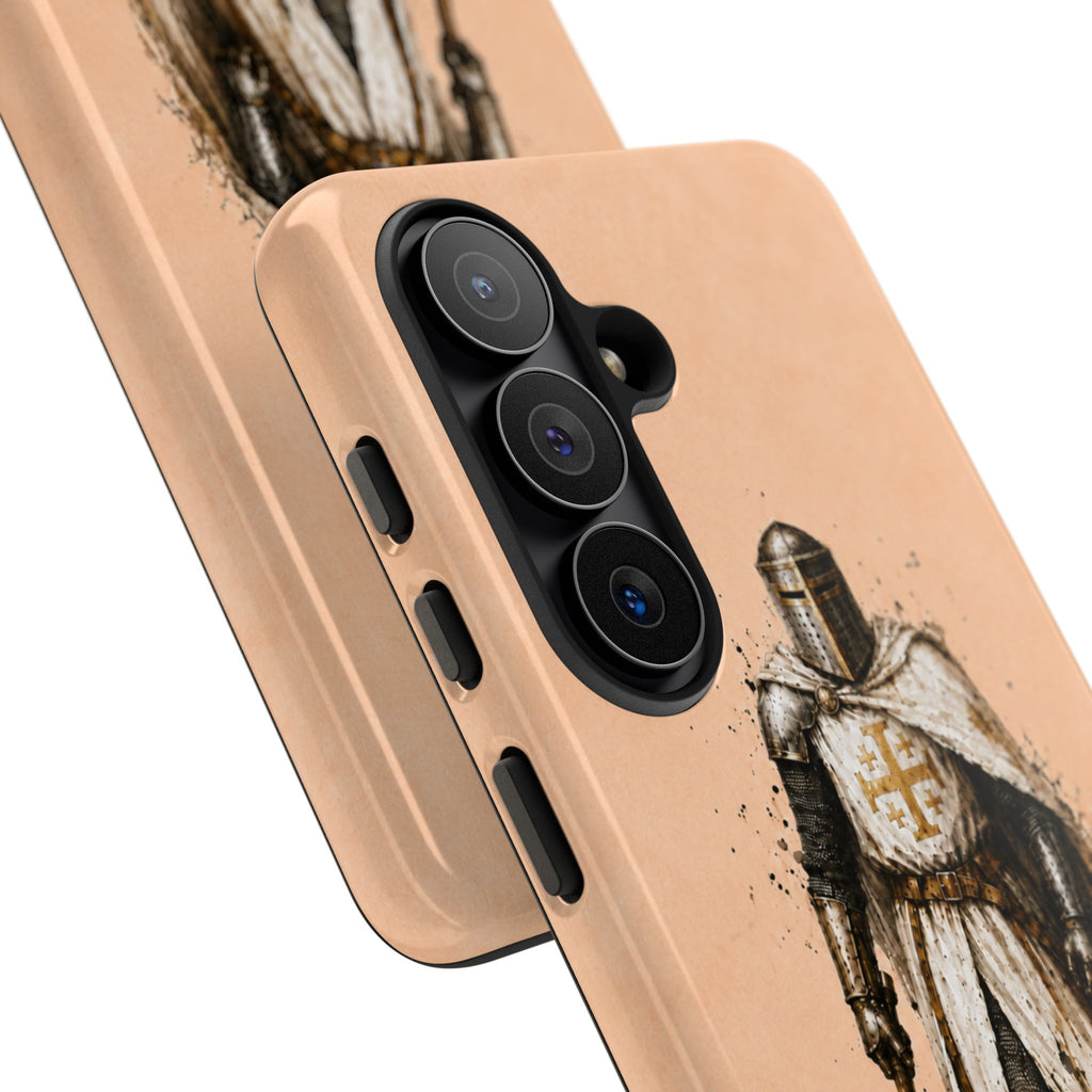 Knight Of The Kingdom Of Jerusalem Phone Case | Peach