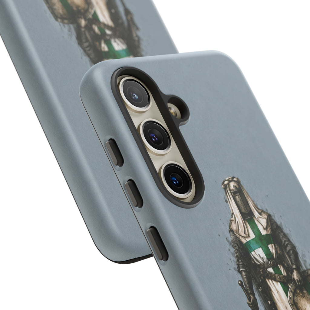 Knight Of The Order Of Saint Lazarus Phone Case | Faded Steel Blue