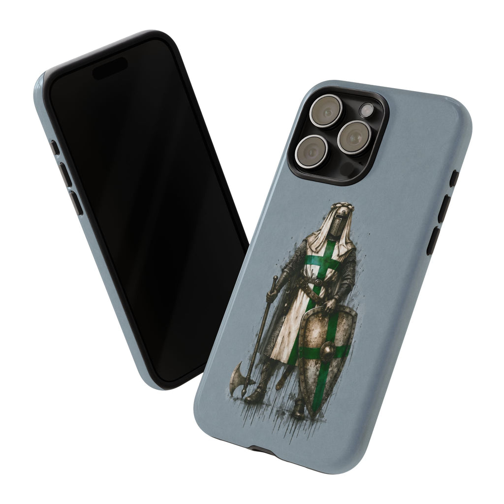 Knight Of The Order Of Saint Lazarus Phone Case | Faded Steel Blue