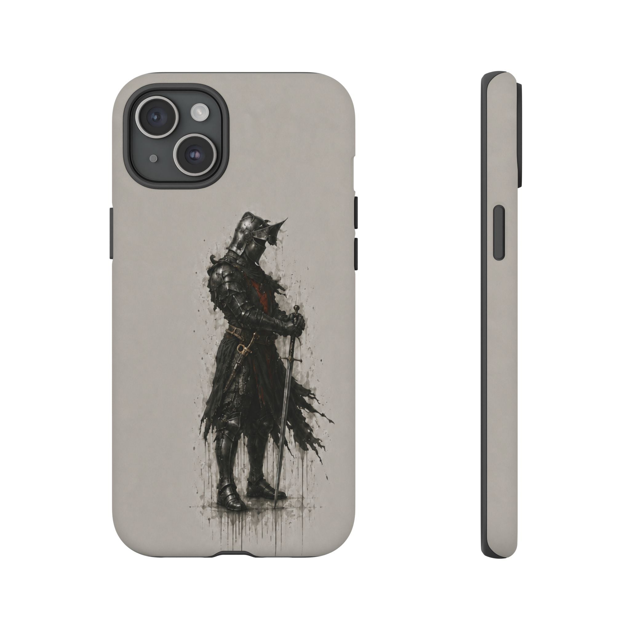 The Black Prince Phone Case | Stone Grey