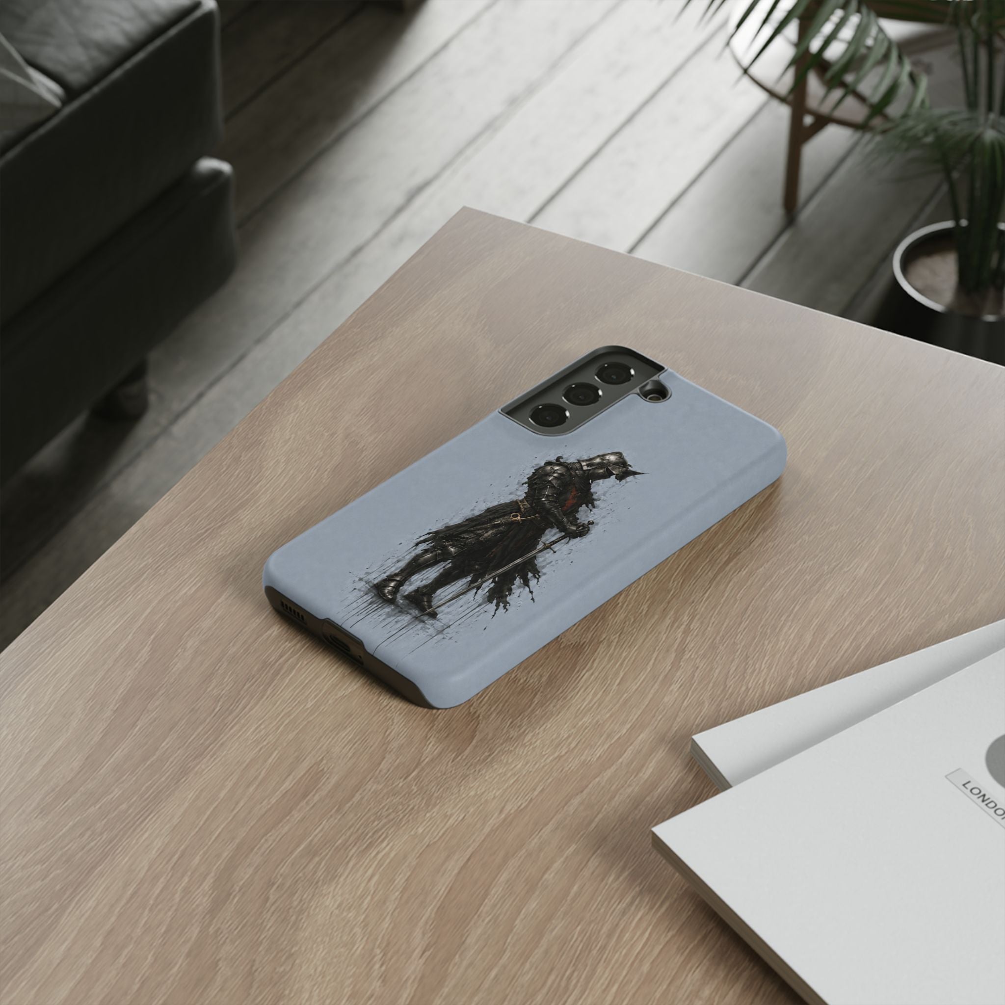 The Black Prince Phone Case I Faded Steel Blue