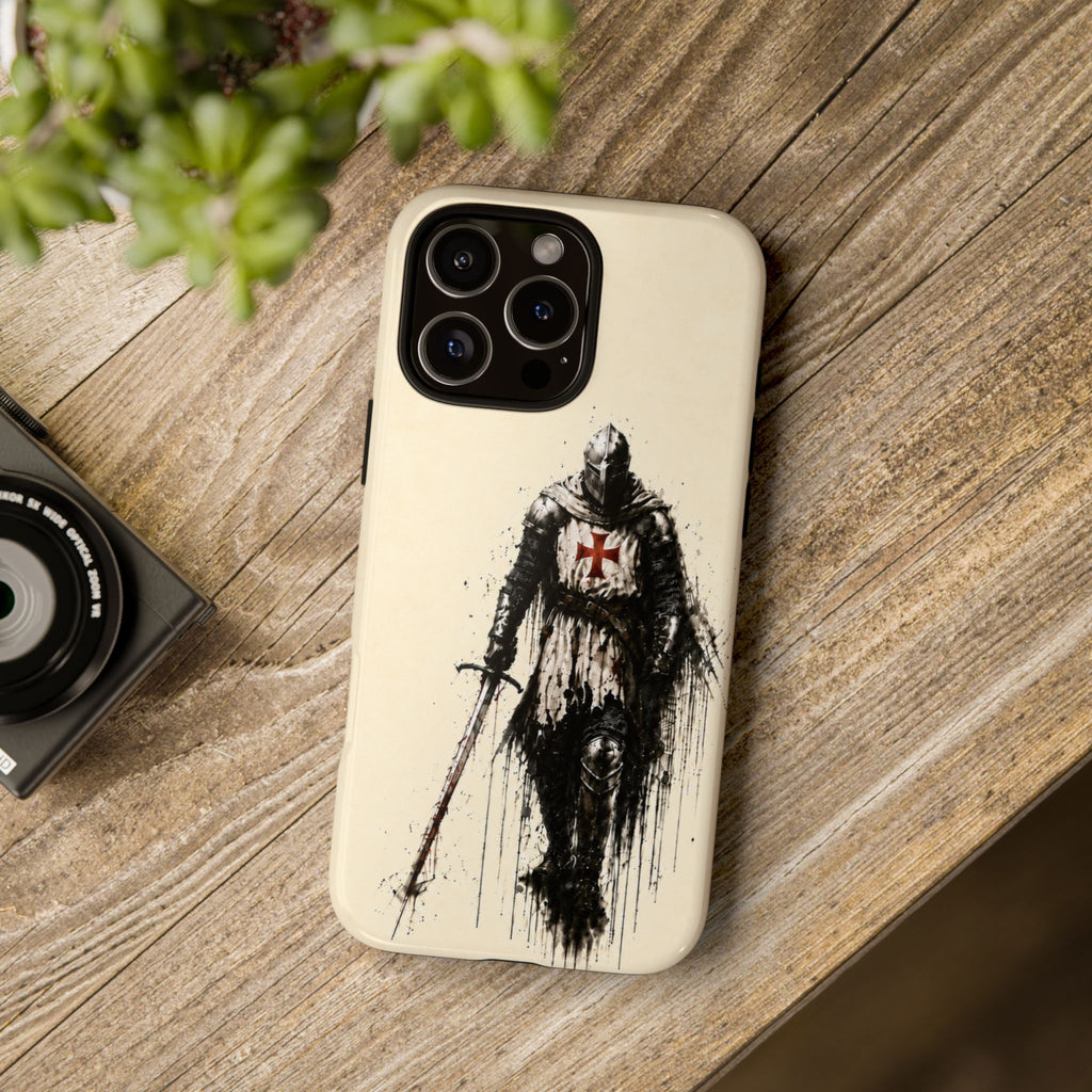 Knight Of The Templar Order Phone Case | Parchment Ivory