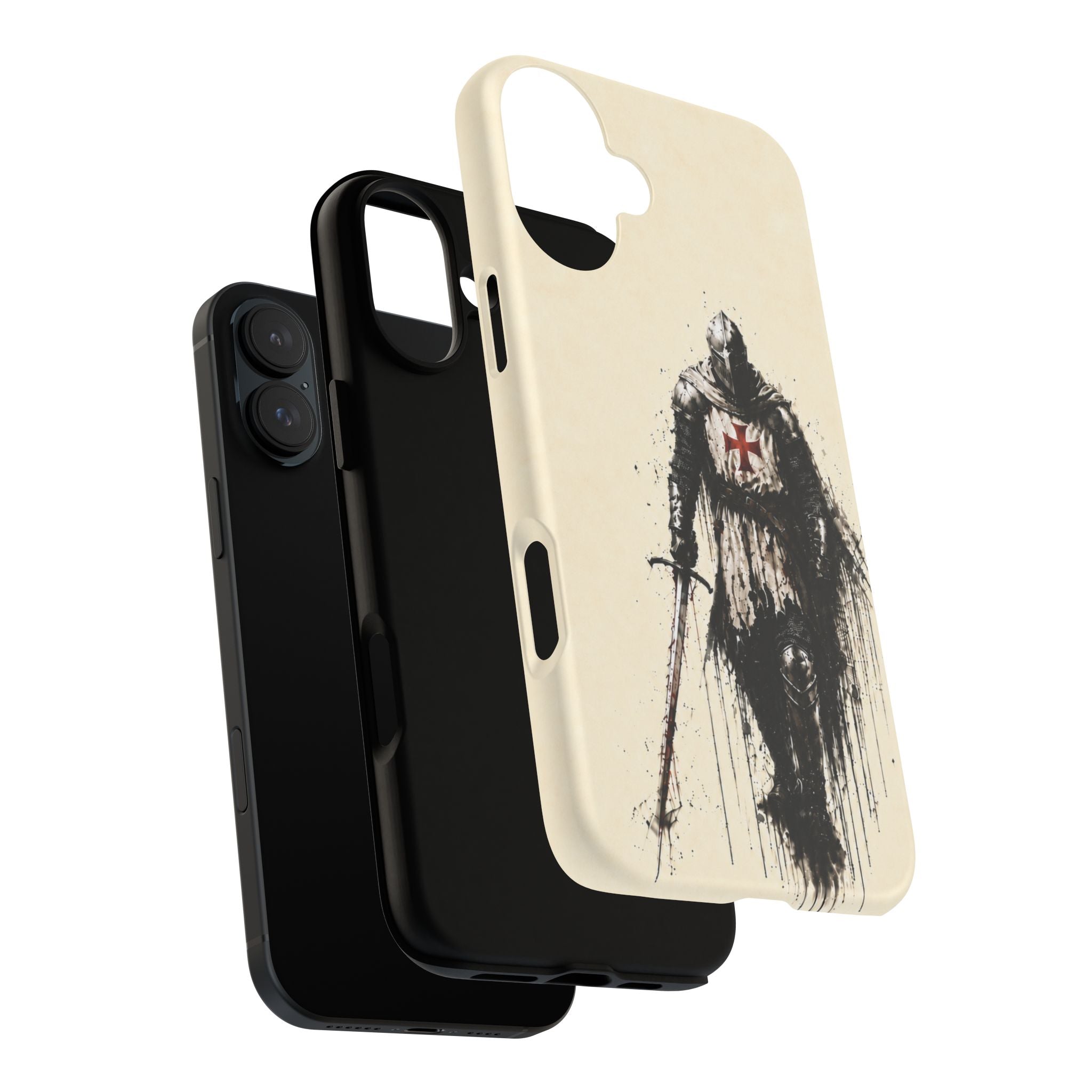 Knight Of The Templar Order Phone Case | Parchment Ivory
