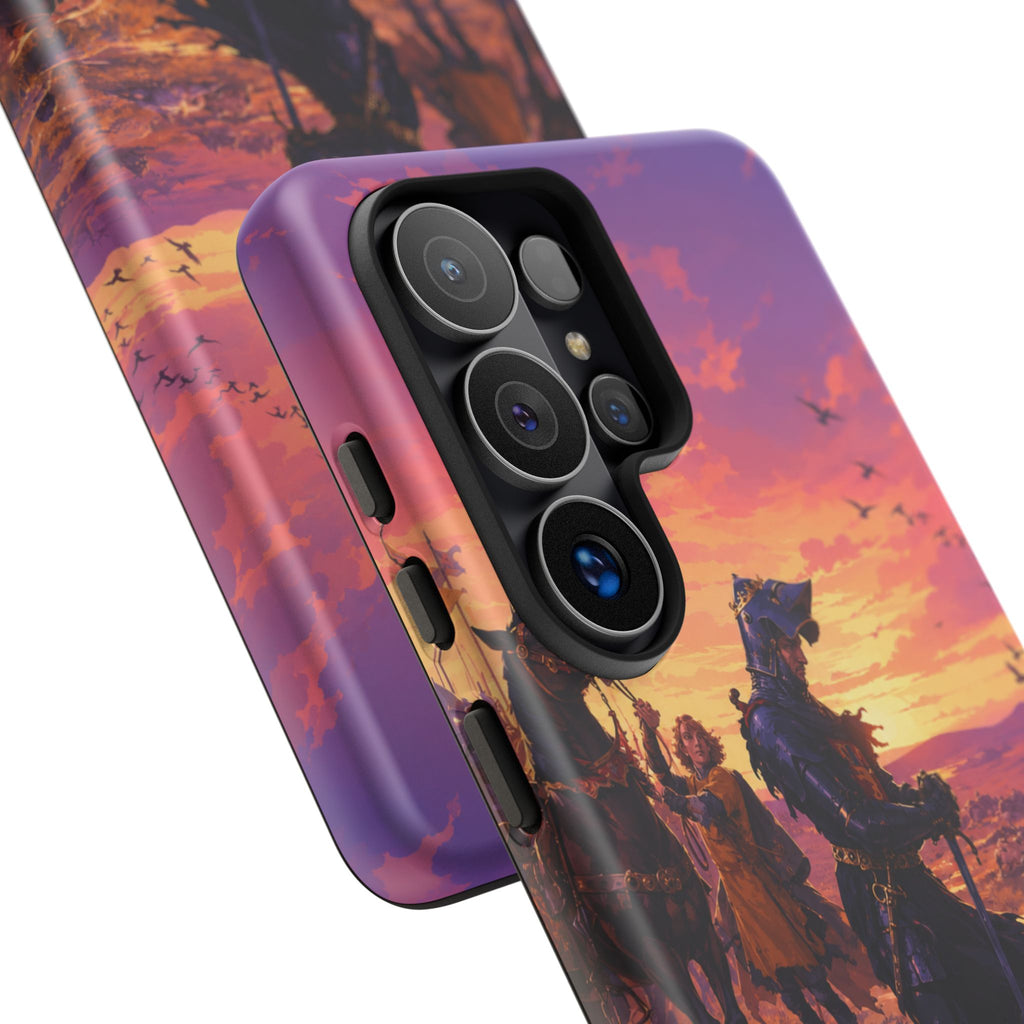 Medieval Knight Phone Cases In The GTA VI Art Style